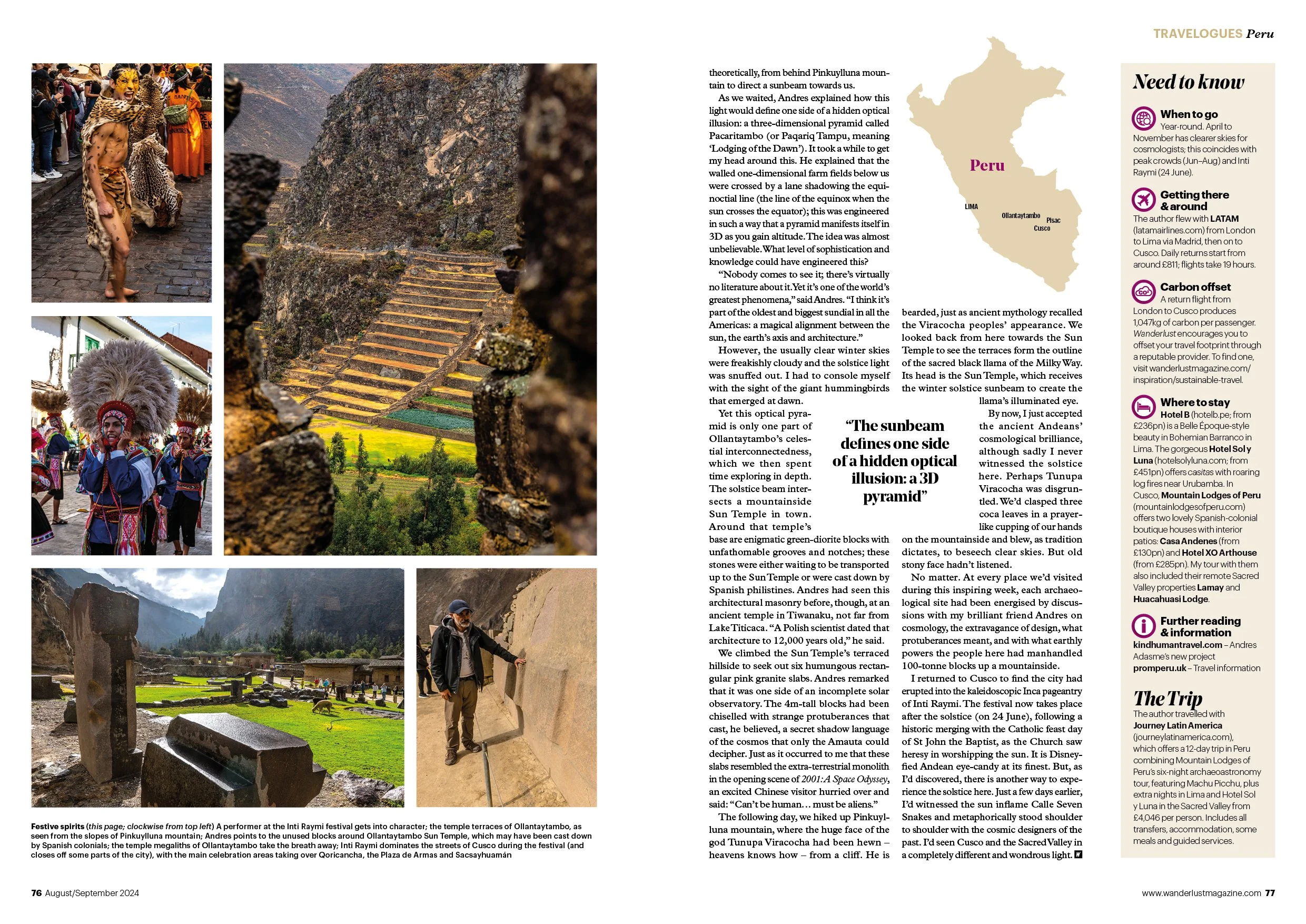 Peru feature, August/September 2024