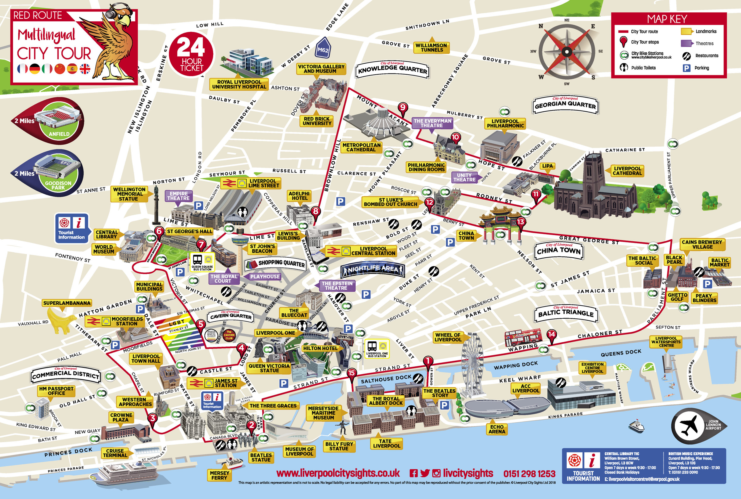 liverpool tourist map pdf