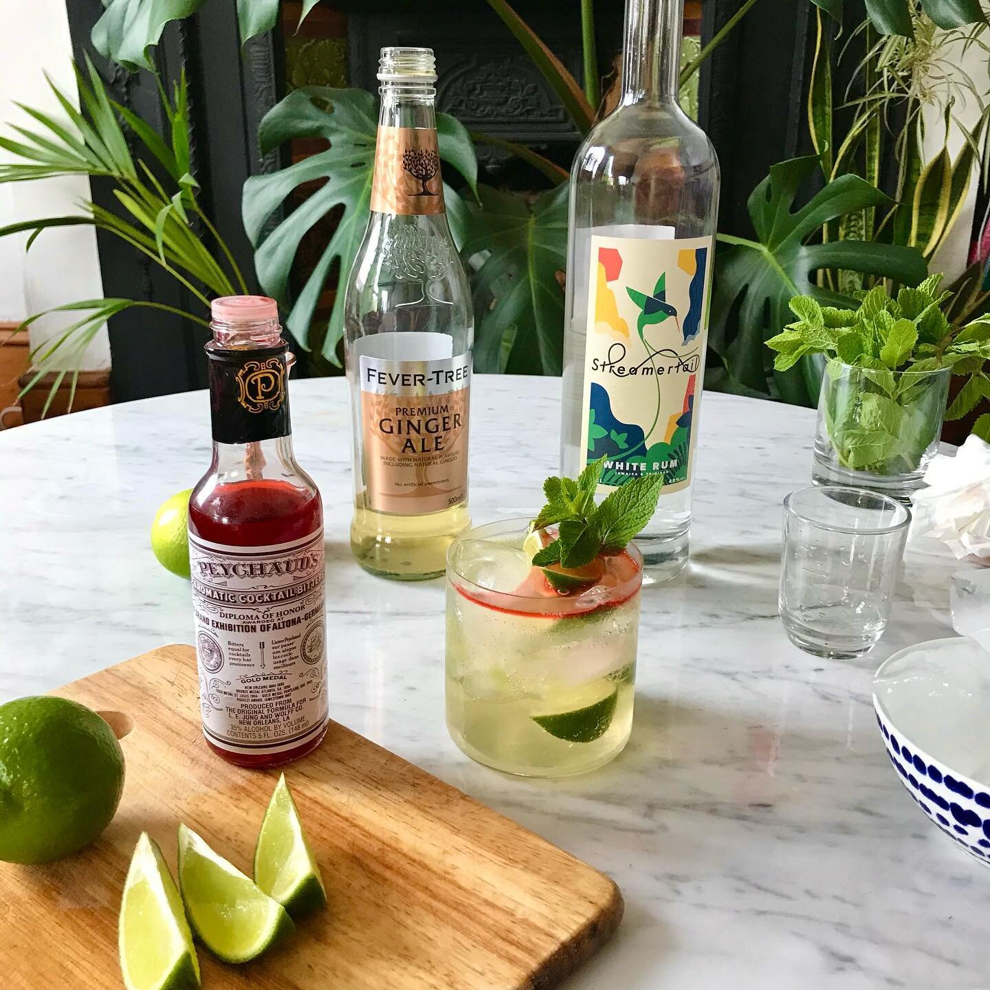 Bringing it home with a simple Streamertail and @fevertreemixers Ginger Ale. 
.
.
Stock up for the summer either online or at your local @bottleapostle 
.
.
#rum #rumandginger #cocktails #homebartender #simplecocktails #simplecocktail #drinks #summer