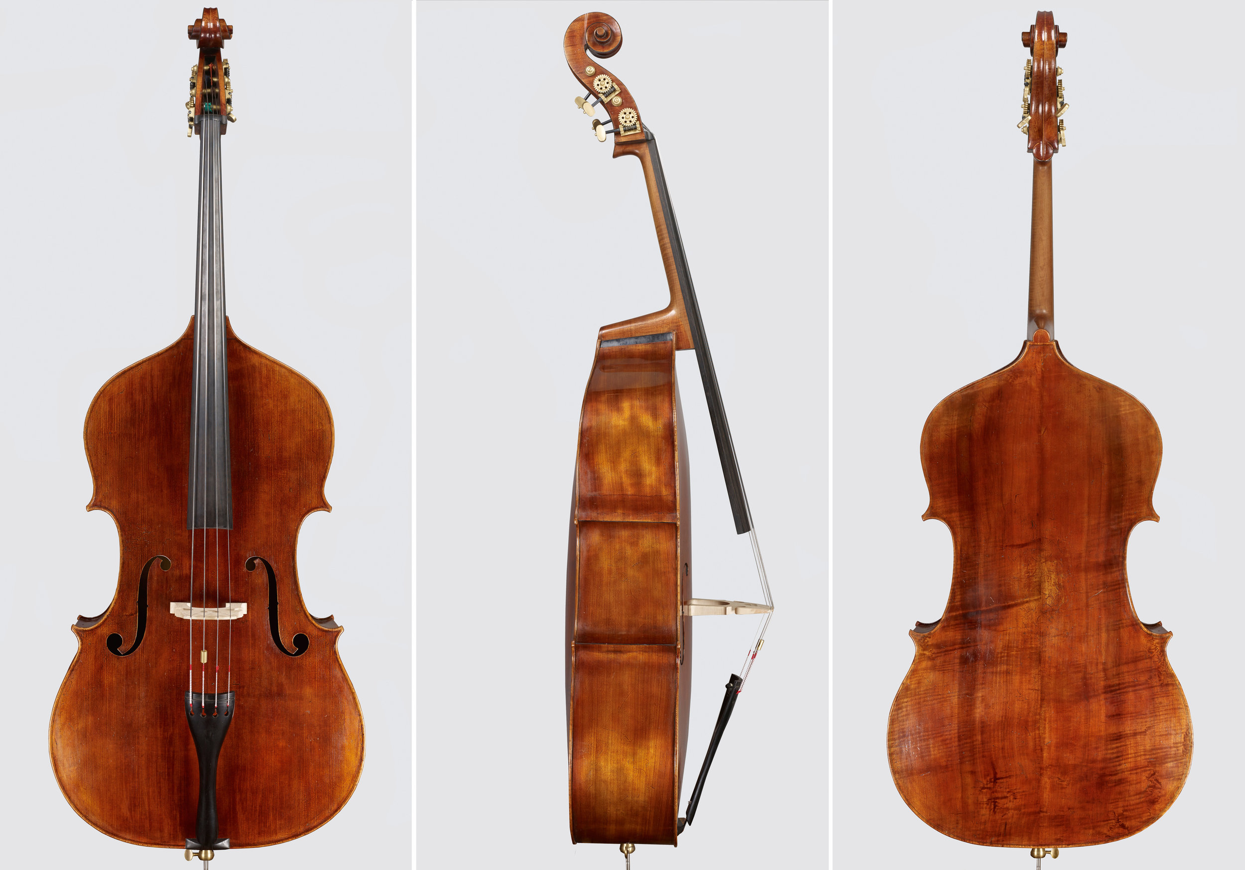 Amati-inspired Bass made with the artistic direction of Scott Pingel