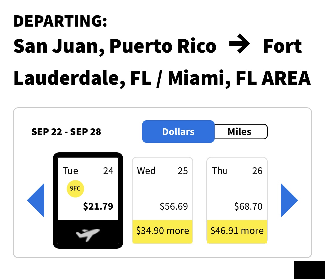 Pasajes Baratos a Puerto Rico de Spirit Airlines