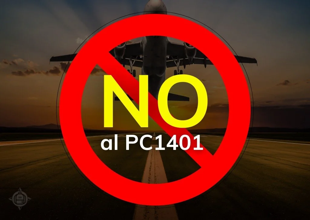 Mochileando se opone al PC1401