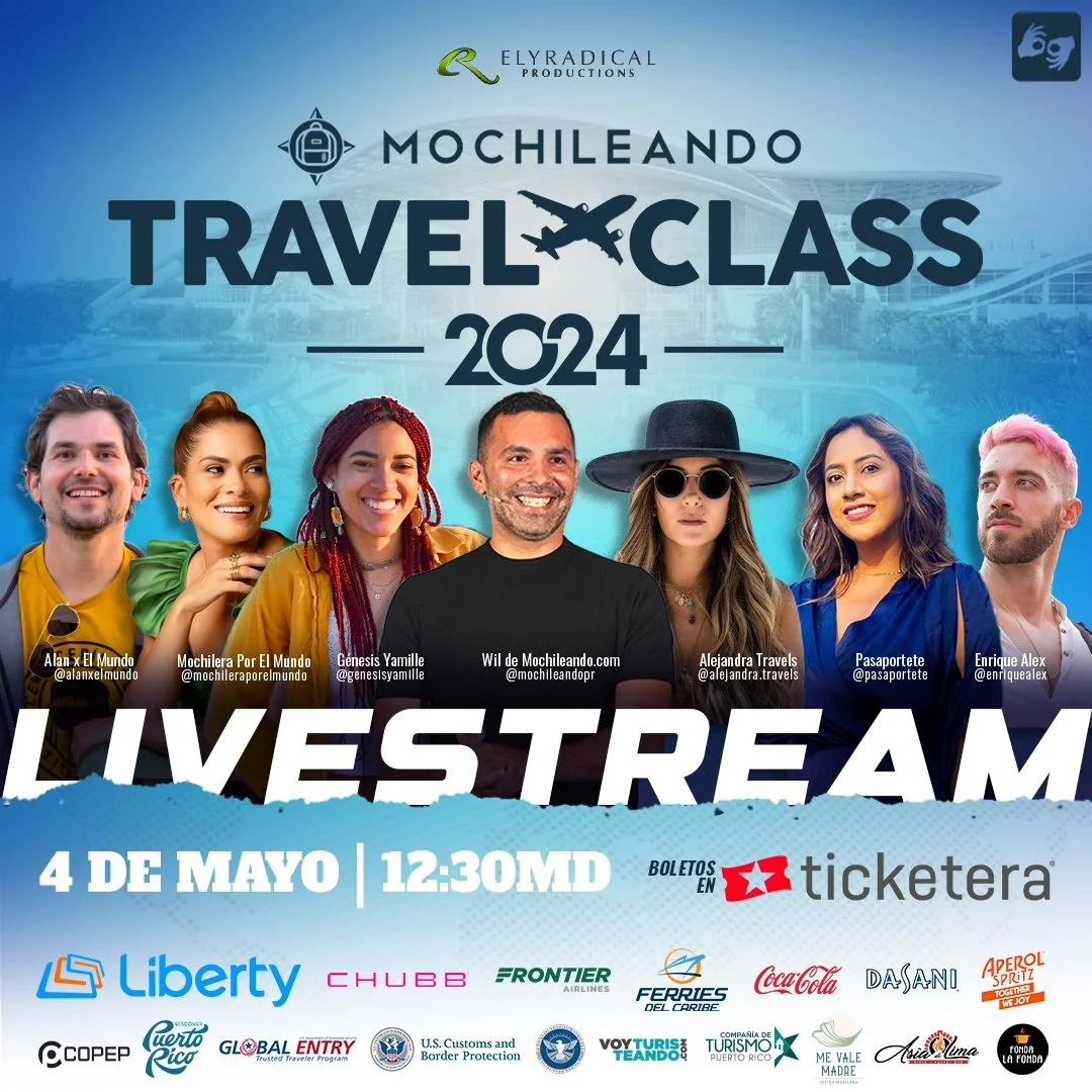 Podrás ver el Mochileando Travel Class desde cualquier parte del mundo
