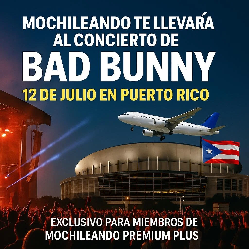 Mochileando te lleverá al concierto de Bad Bunny en Puerto Rico