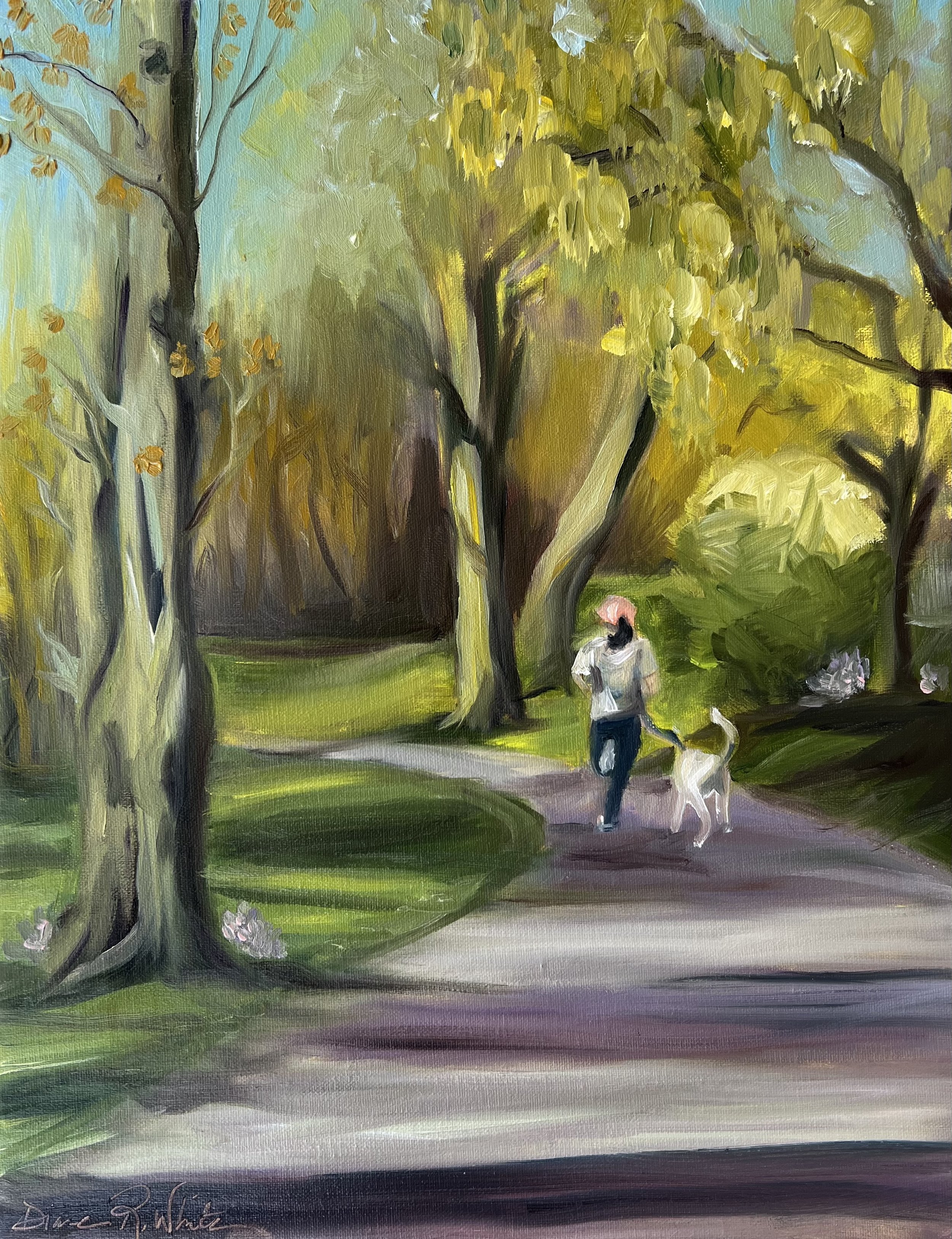 "Morning Routine" (11"W x 14"H)
