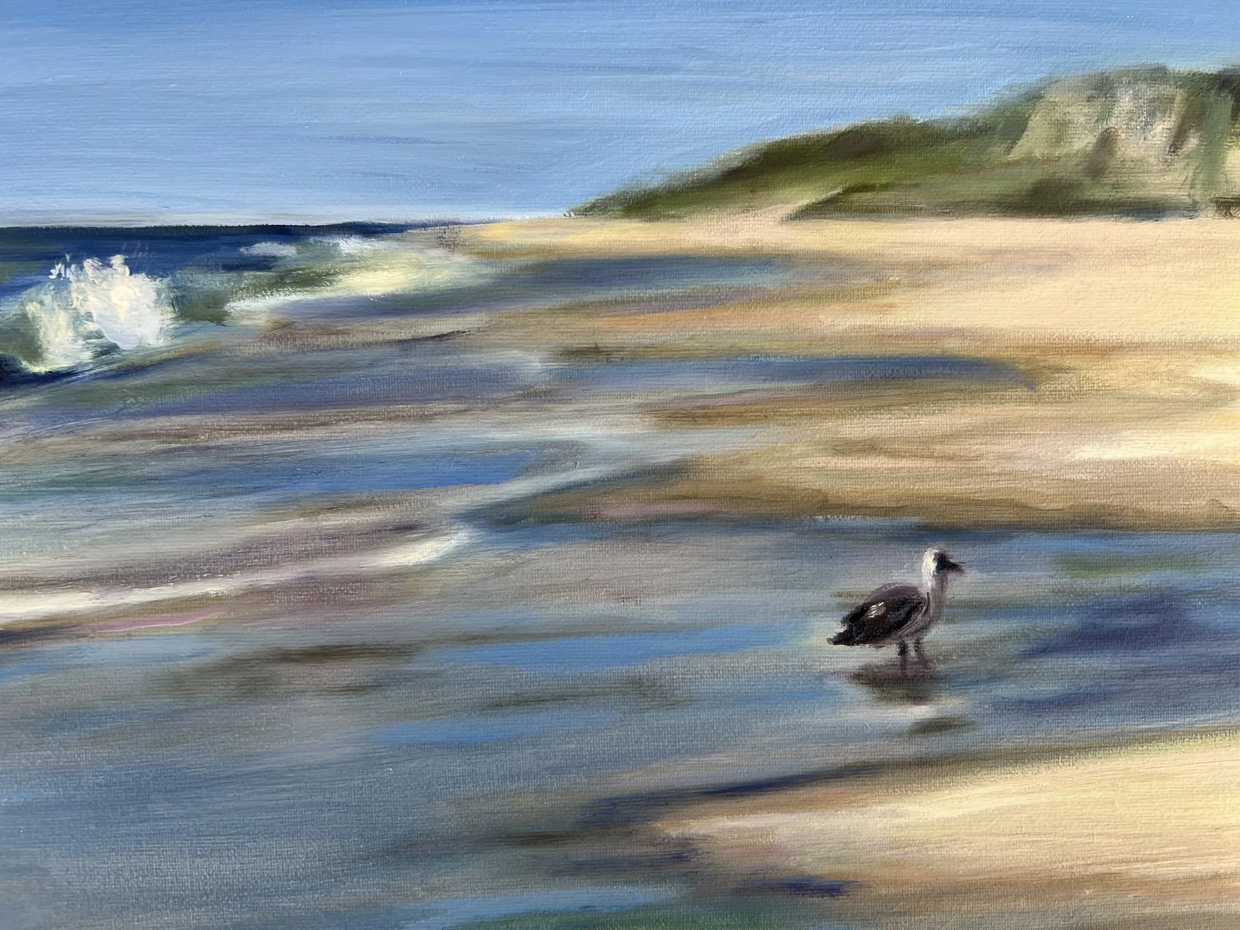 "Get Ready" (14"W x 11"H) Oil on Linen Canvas