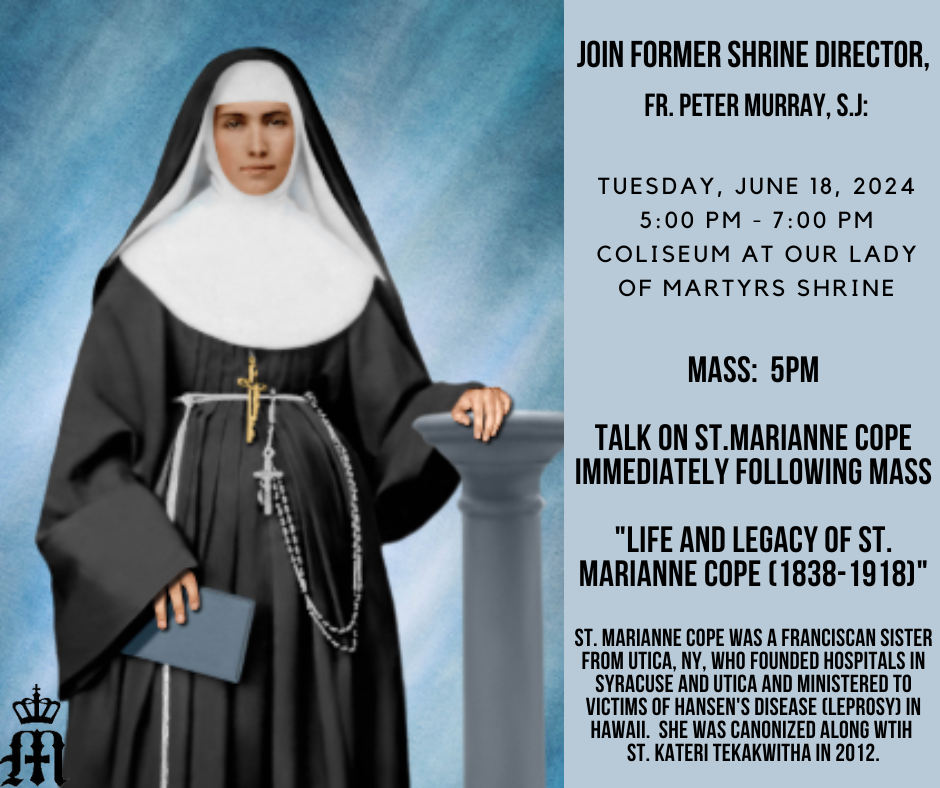 Mass and Talk on St. Marianne Cope with Fr. Peter Murray, S.J.