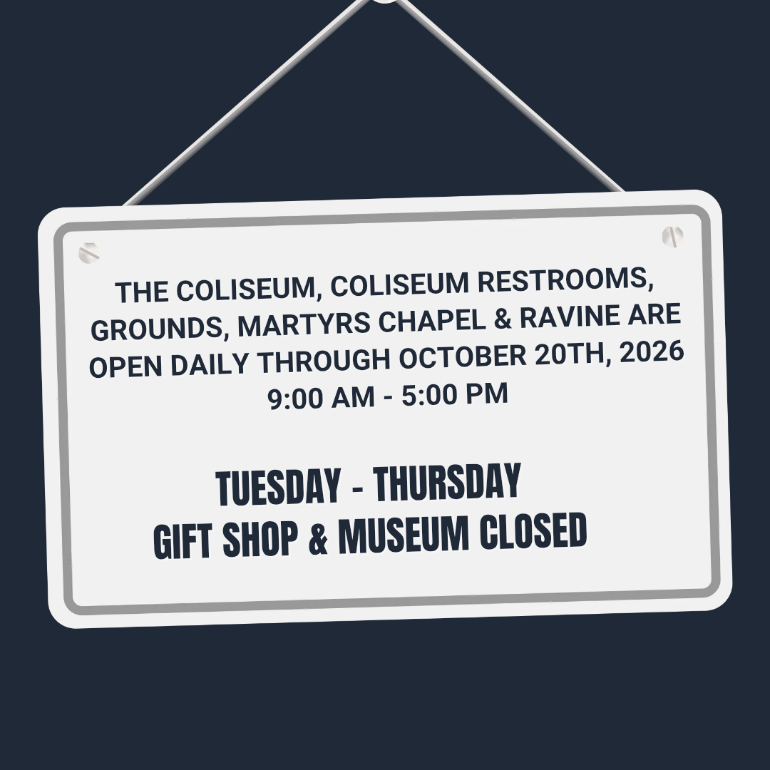 Gift shop and museum closed 
