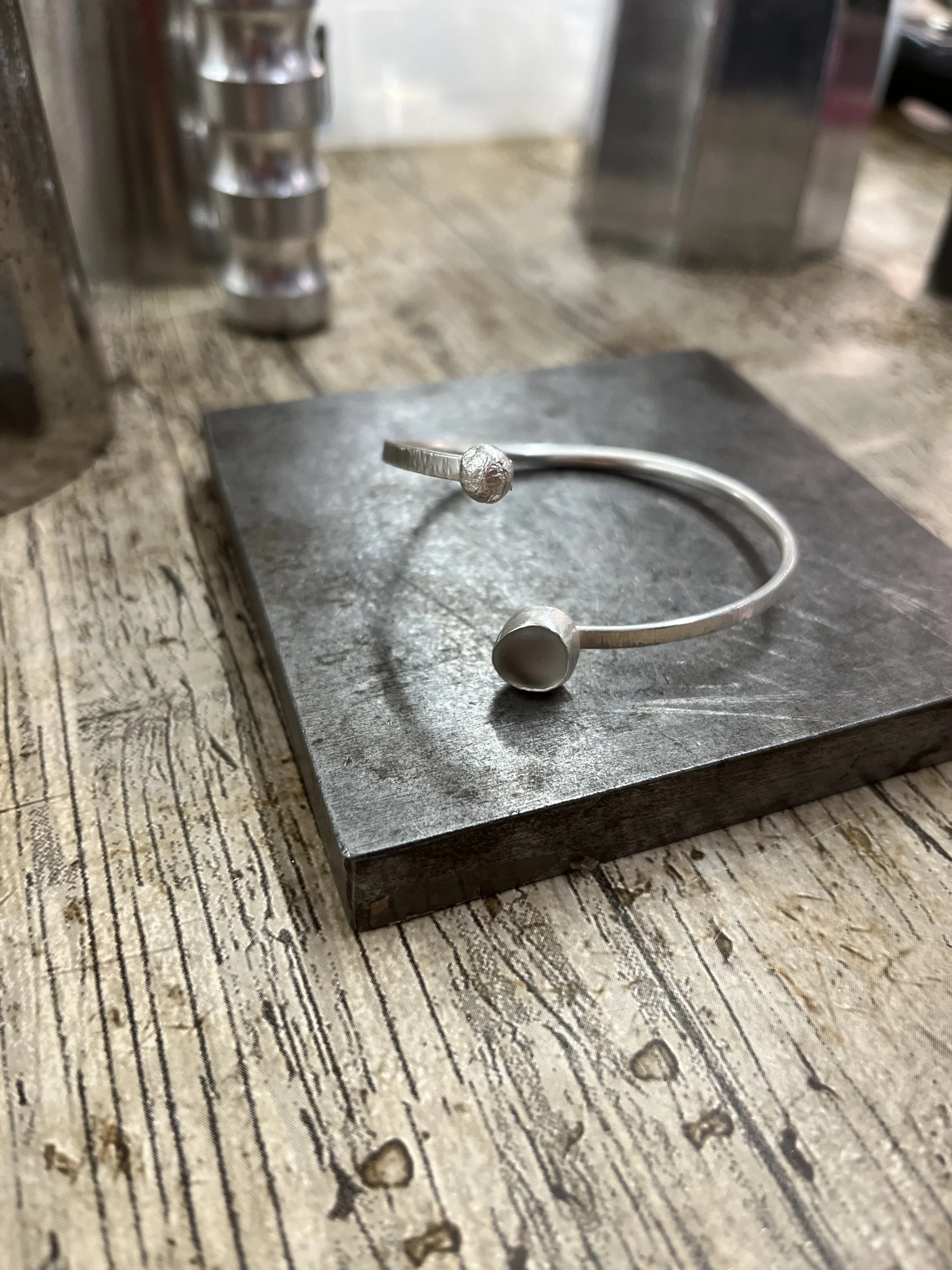SILVER BANGLES