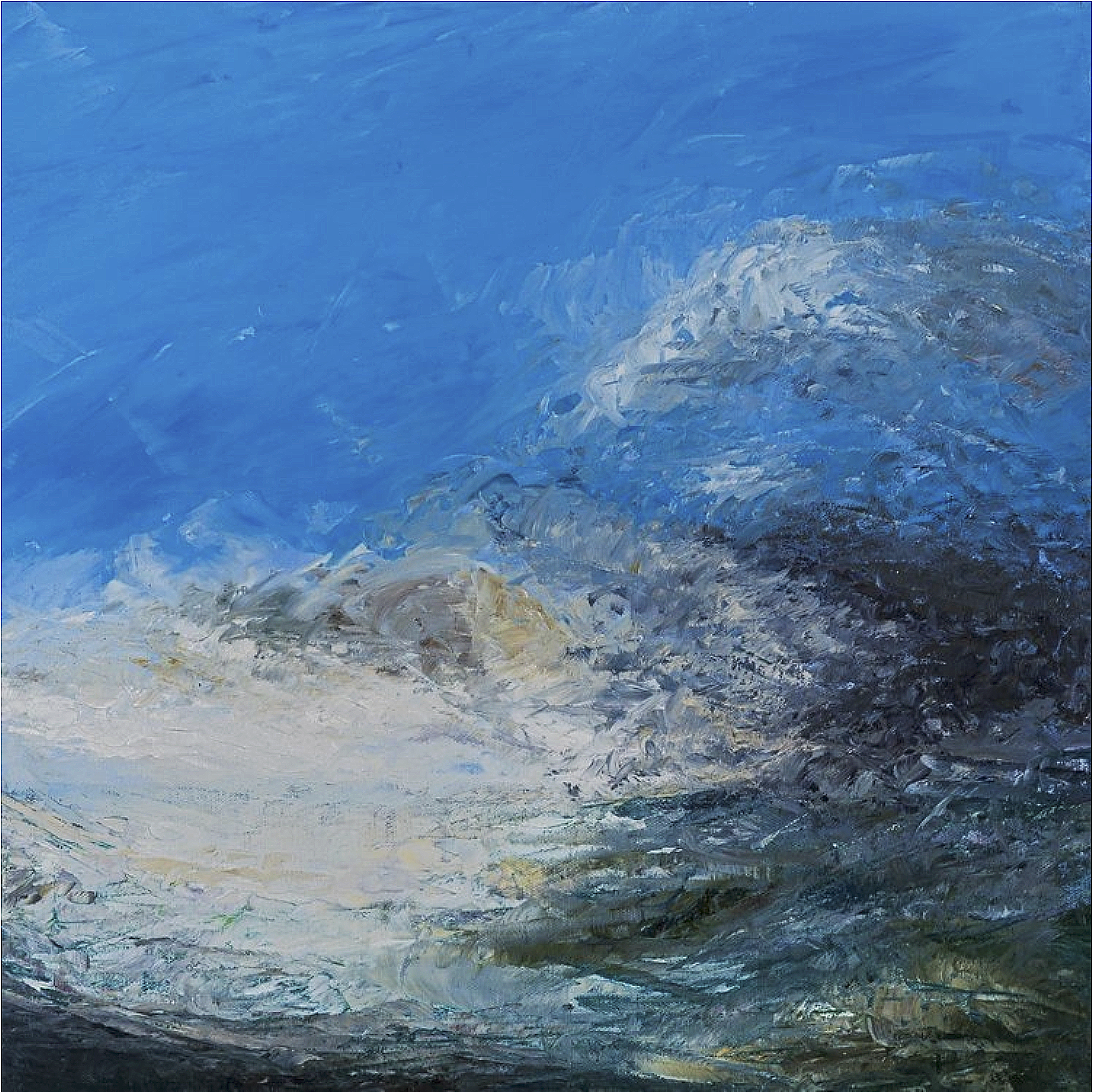 WINTER SEASCAPE IN OILS