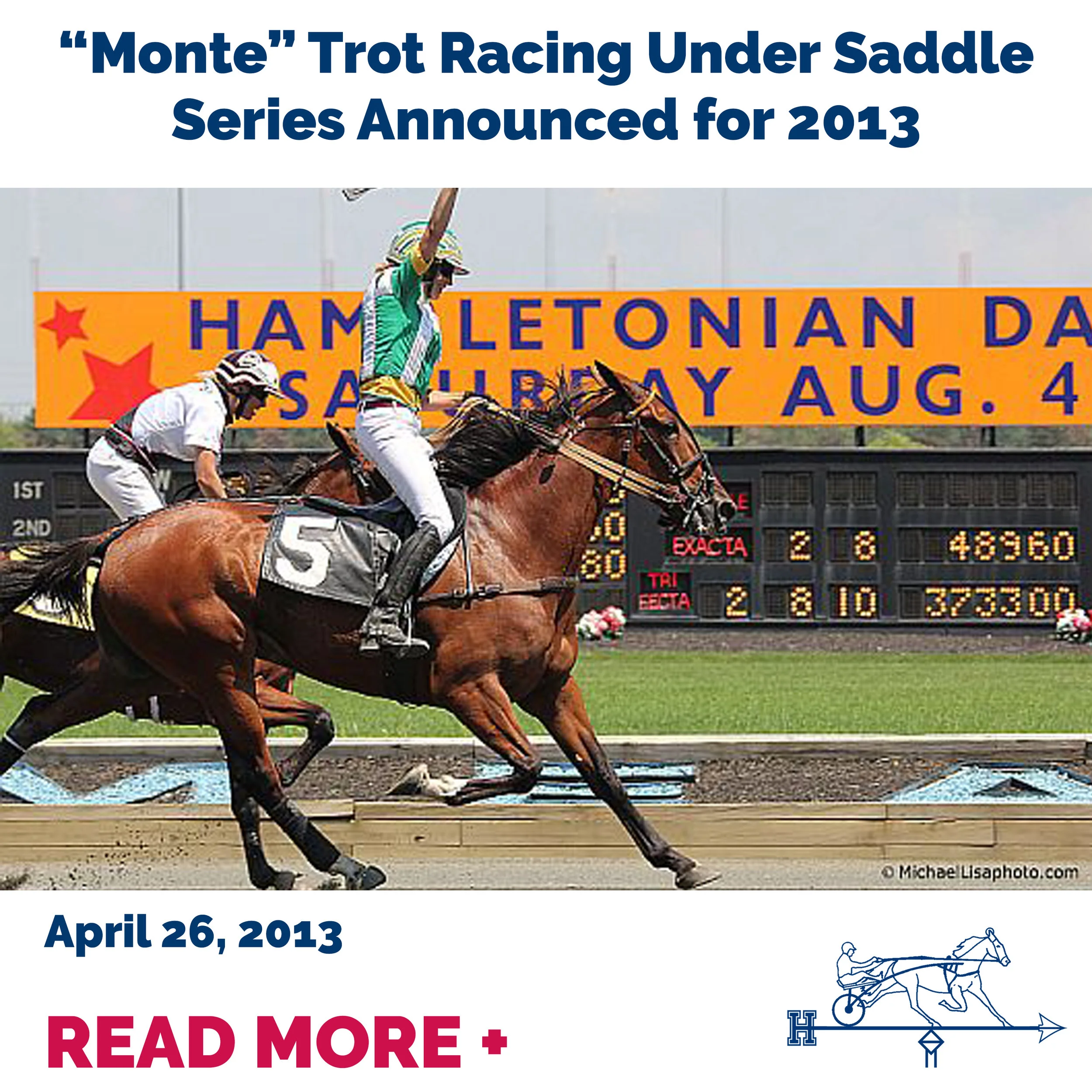  “Monte” Trot Racing Under Saddle Series Announced for 2013 