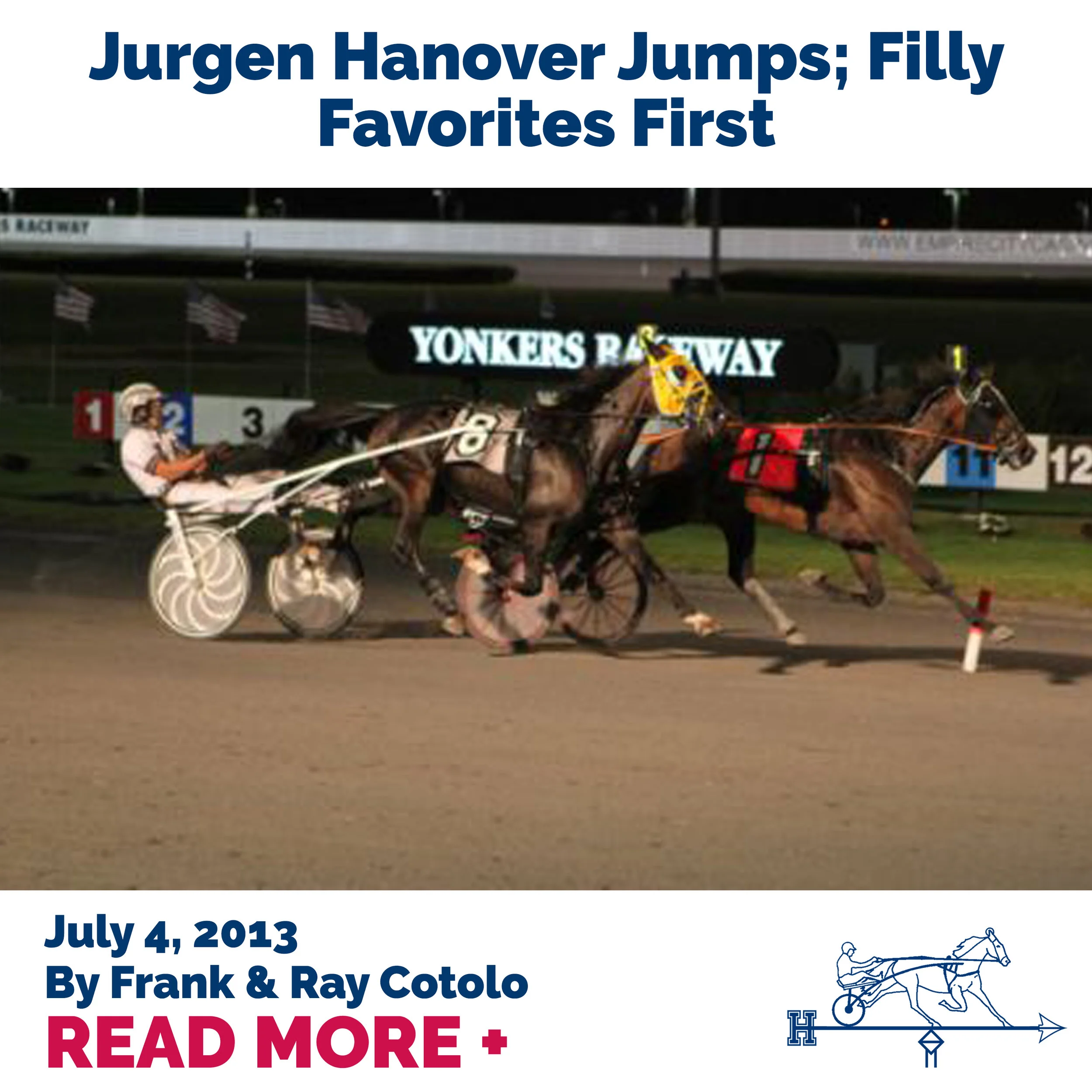 Jurgen Hanover Jumps; Filly Favorites First