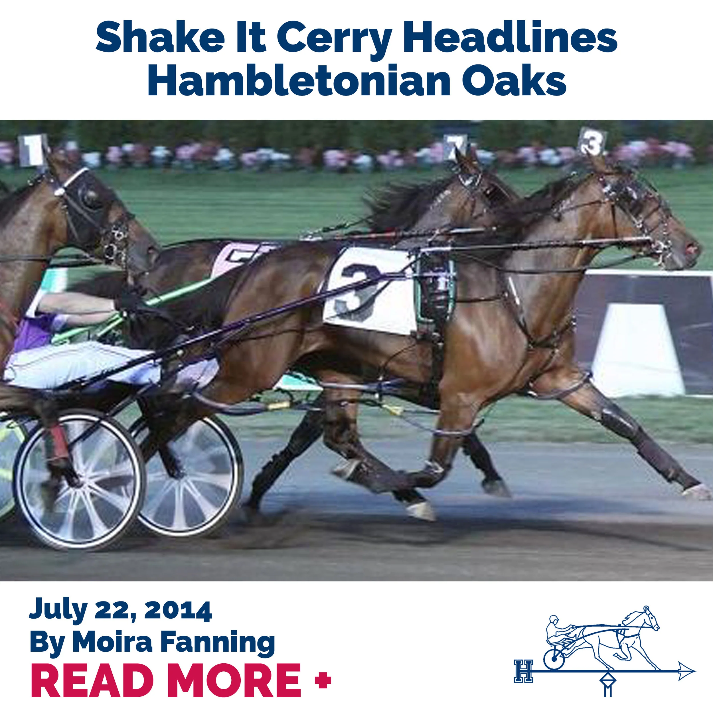 Shake It Cerry Headlines Hambletonian Oaks