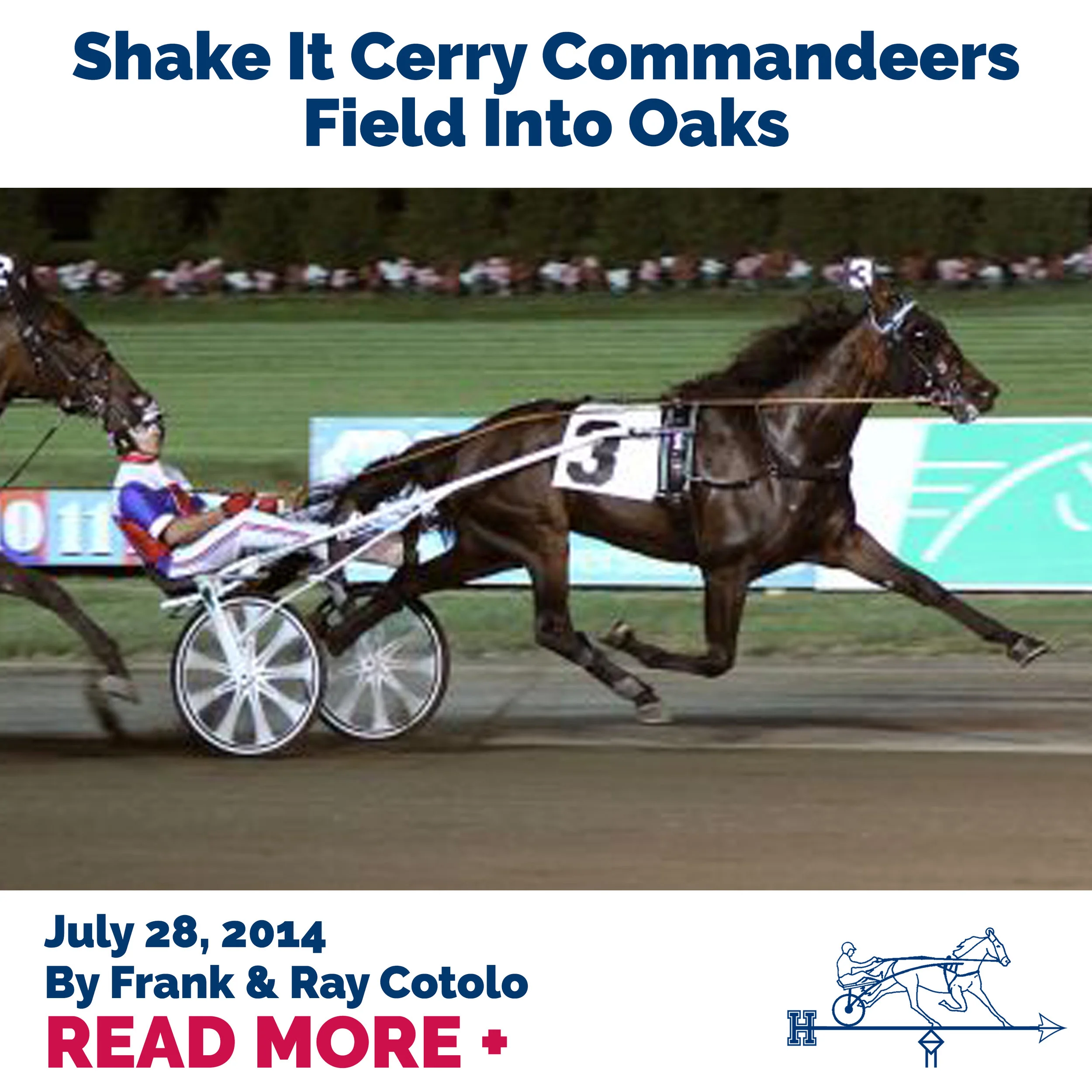 Shake It Cerry Commandeers Field Into Oaks