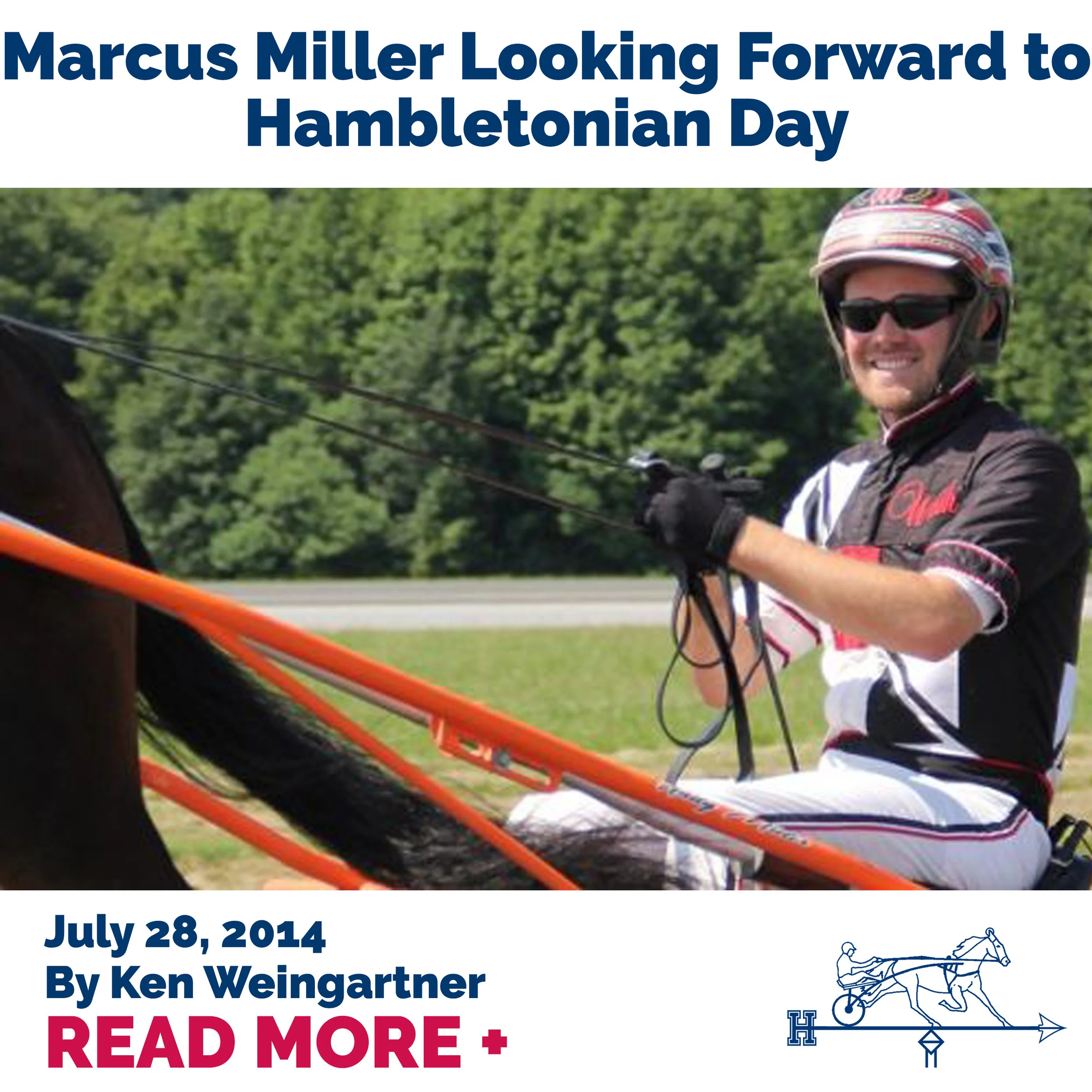 Marcus Miller Looking Forward to Hambletonian Day
