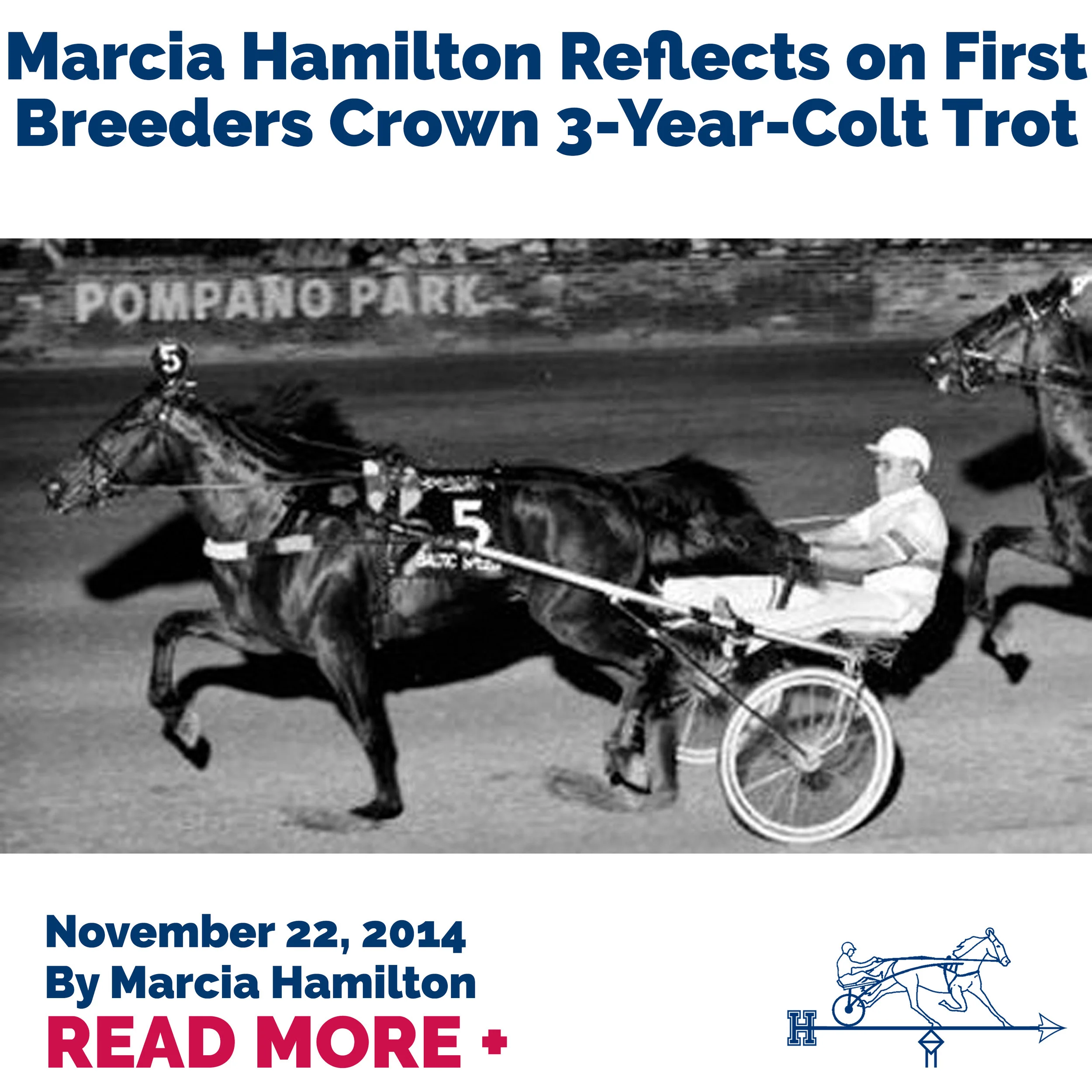 Marcia Hamilton Reflects on First Breeders Crown 3-Year-Colt Trot 