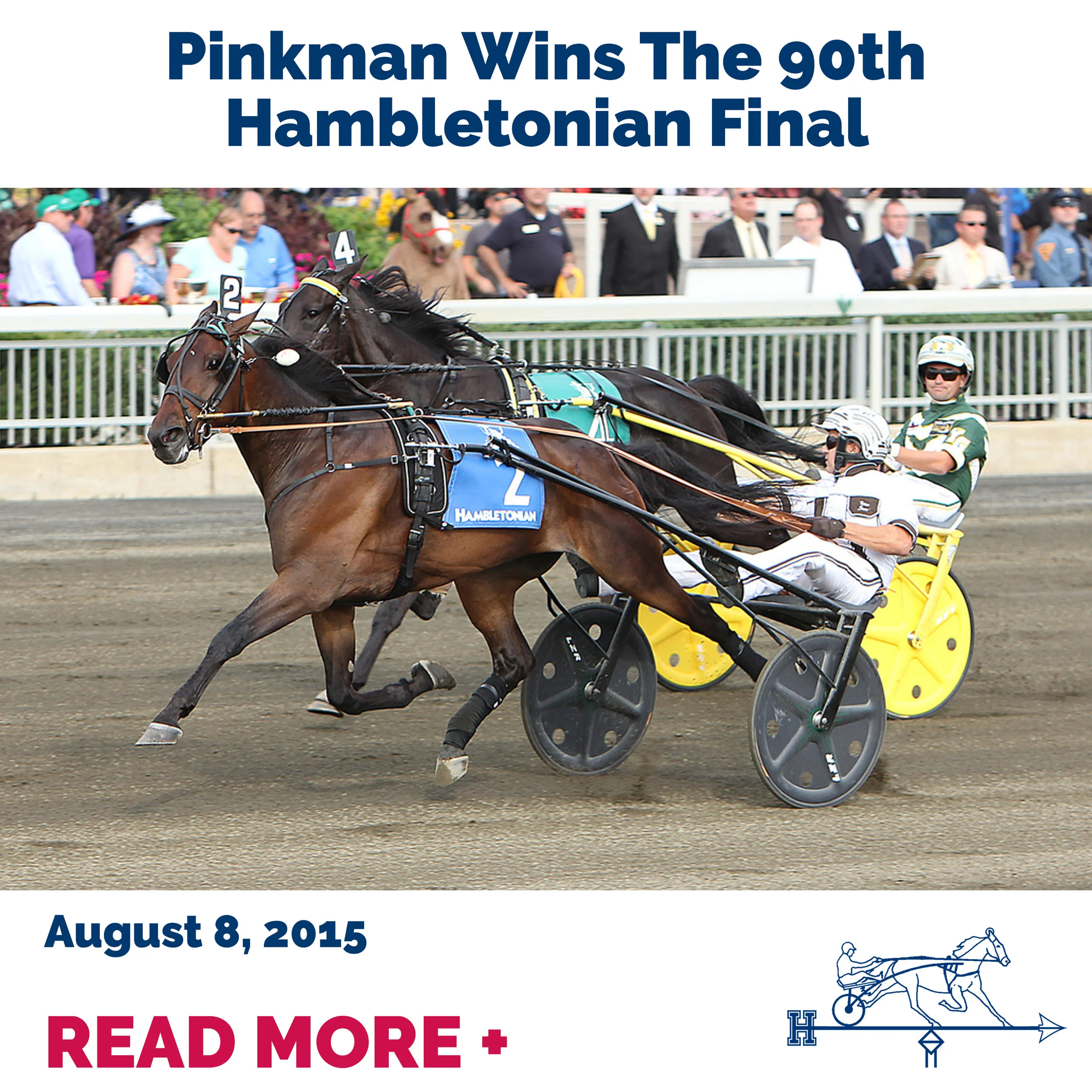 Pinkman Wins The 90th Hambletonian Final 