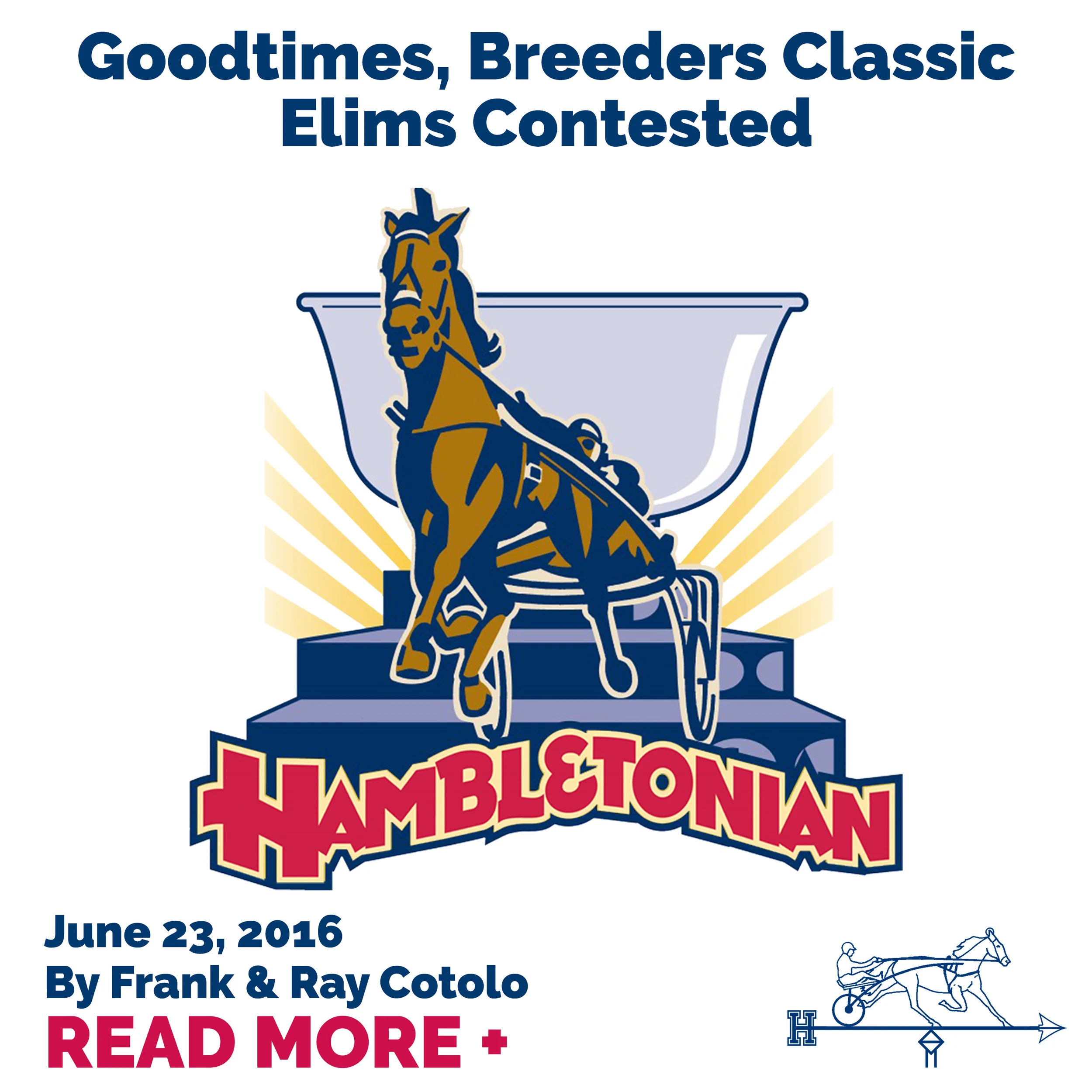 Goodtimes, Breeders Classic Elims Contested; Sires Stakes Splits Ensue