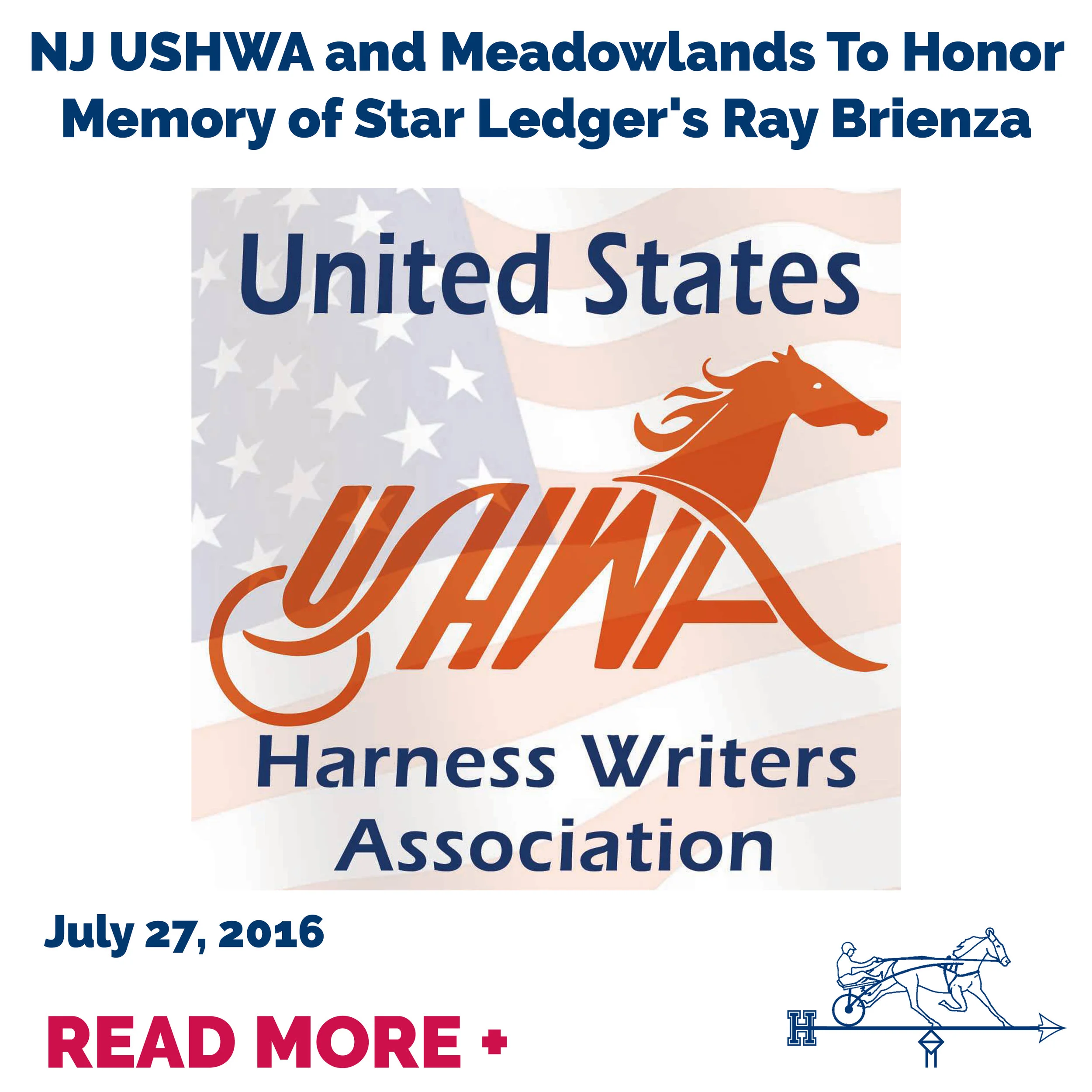 NJ USHWA and Meadowlands To Honor Memory of Star Ledger's Ray Brienza