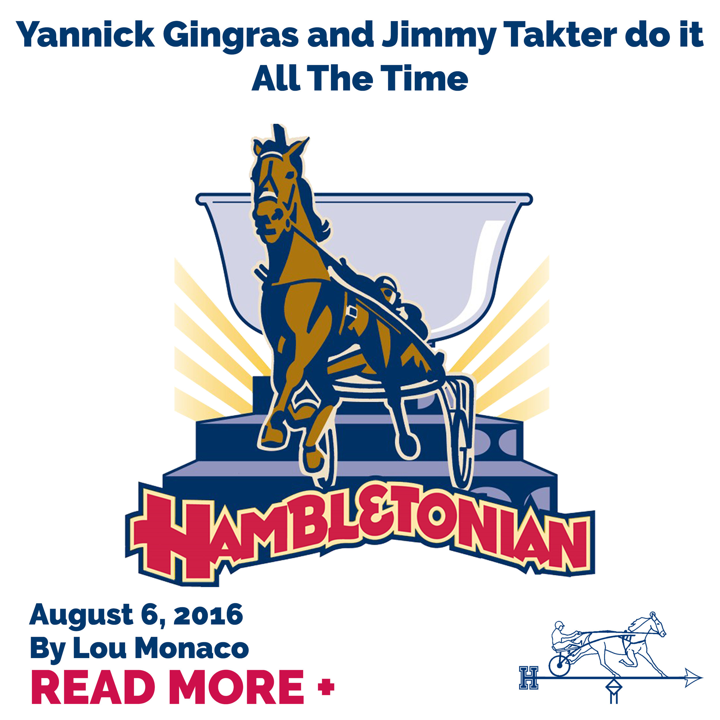 Yannick Gingras and Jimmy Takter do it All The Time