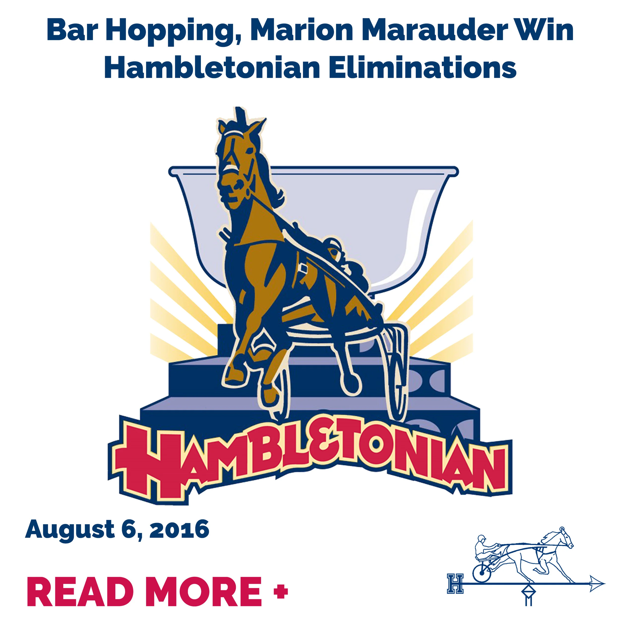 Bar Hopping, Marion Marauder Win Hambletonian Eliminations