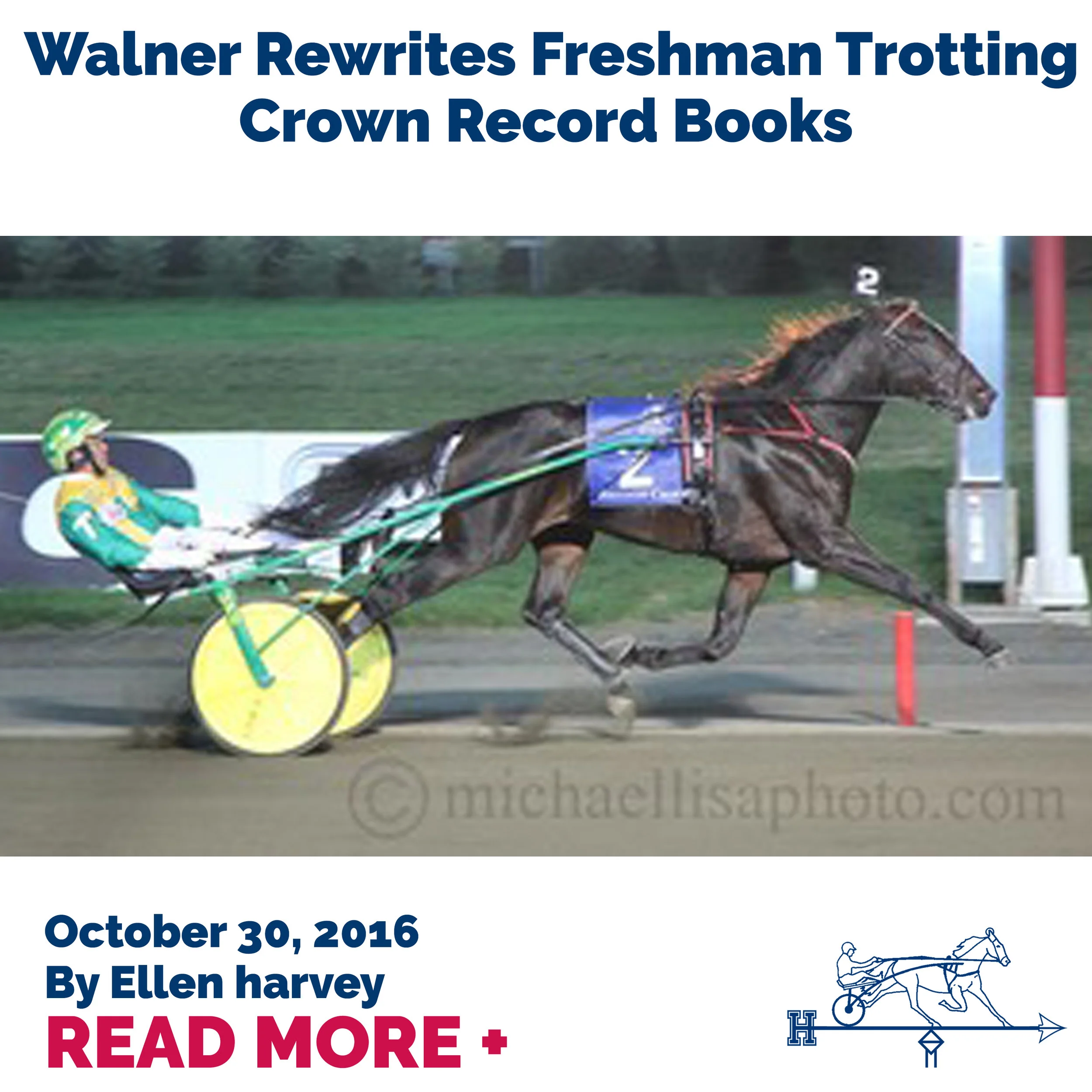  Walner Rewrites Freshman Trotting Crown Record Books