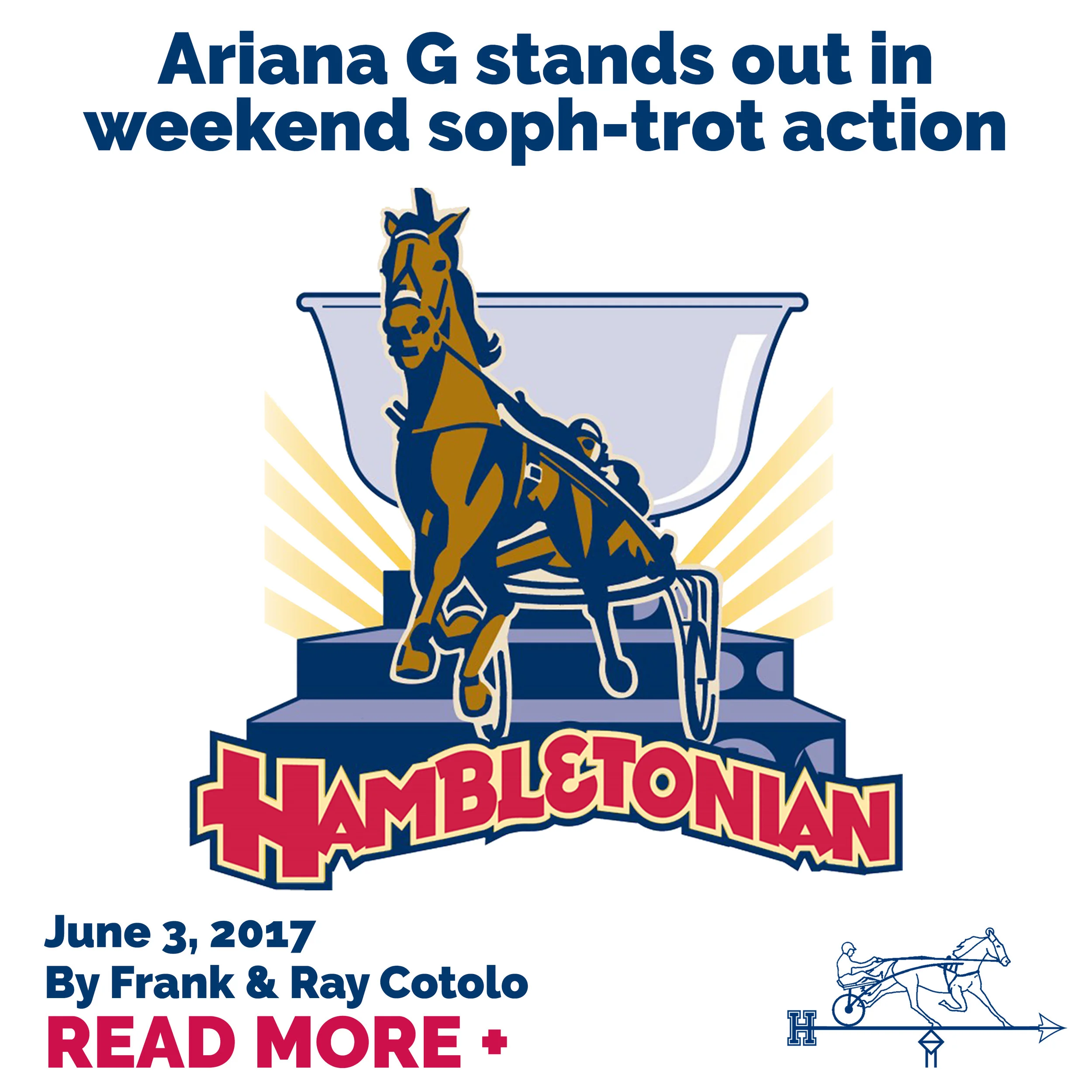  Ariana G stands out in weekend soph-trot action