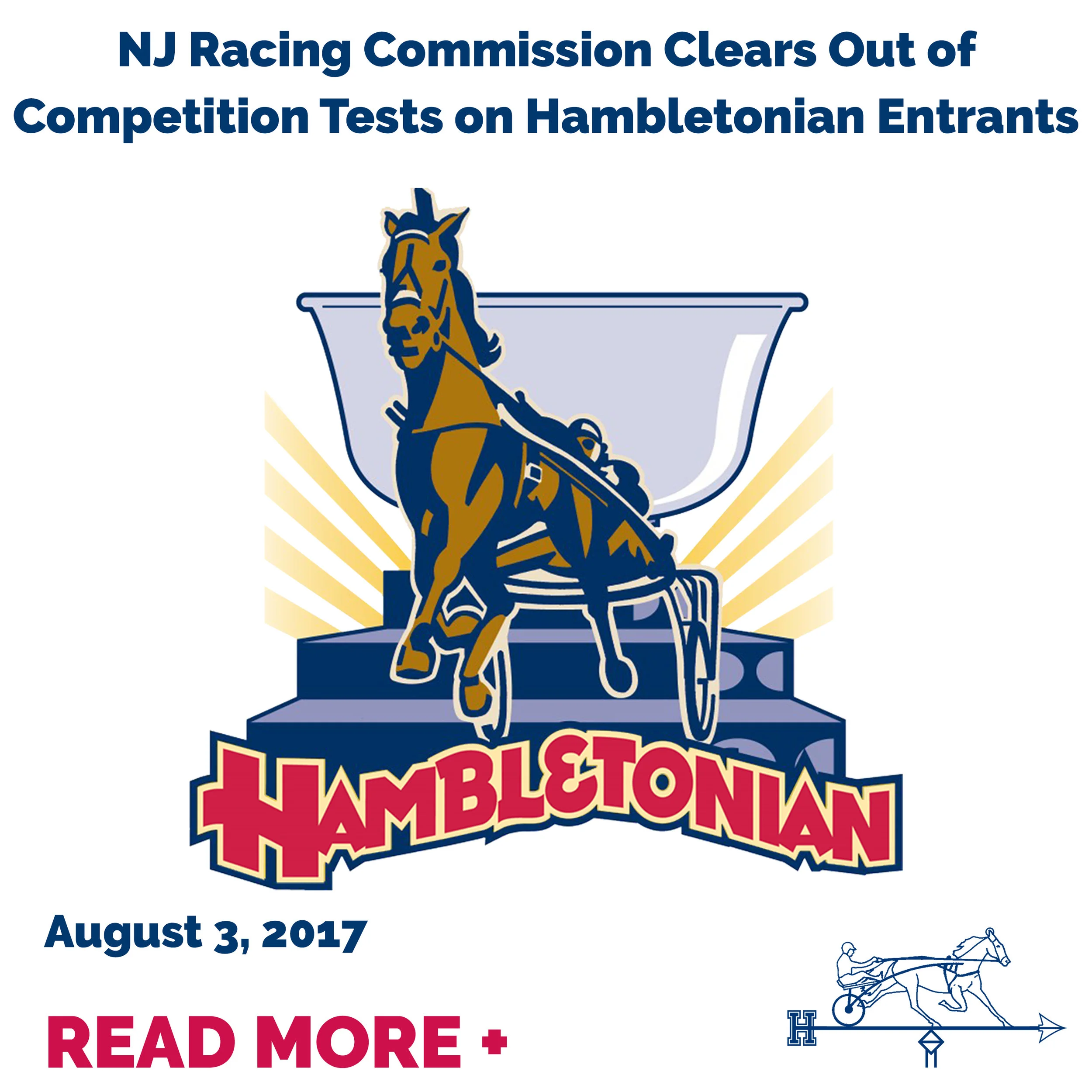  NJ Racing Commission Clears Out of Competition Tests on Hambletonian Entrants