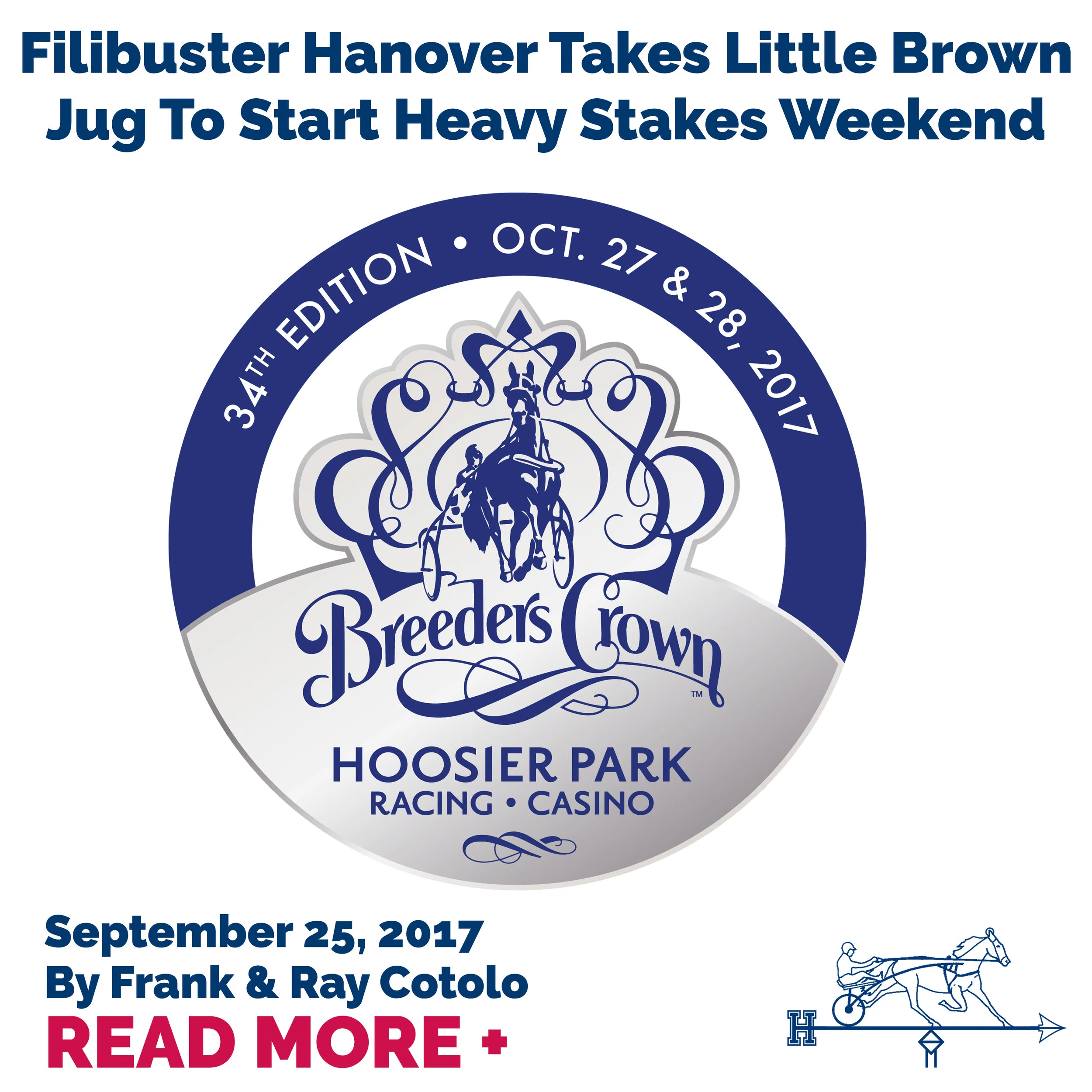 Filibuster Hanover Takes Little Brown Jug To Start Heavy Stakes Weekend