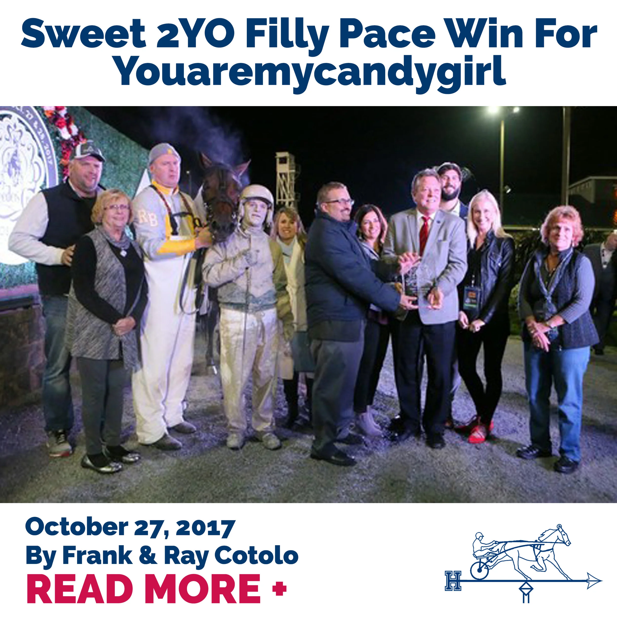 Sweet 2YO Filly Pace Win For Youaremycandygirl