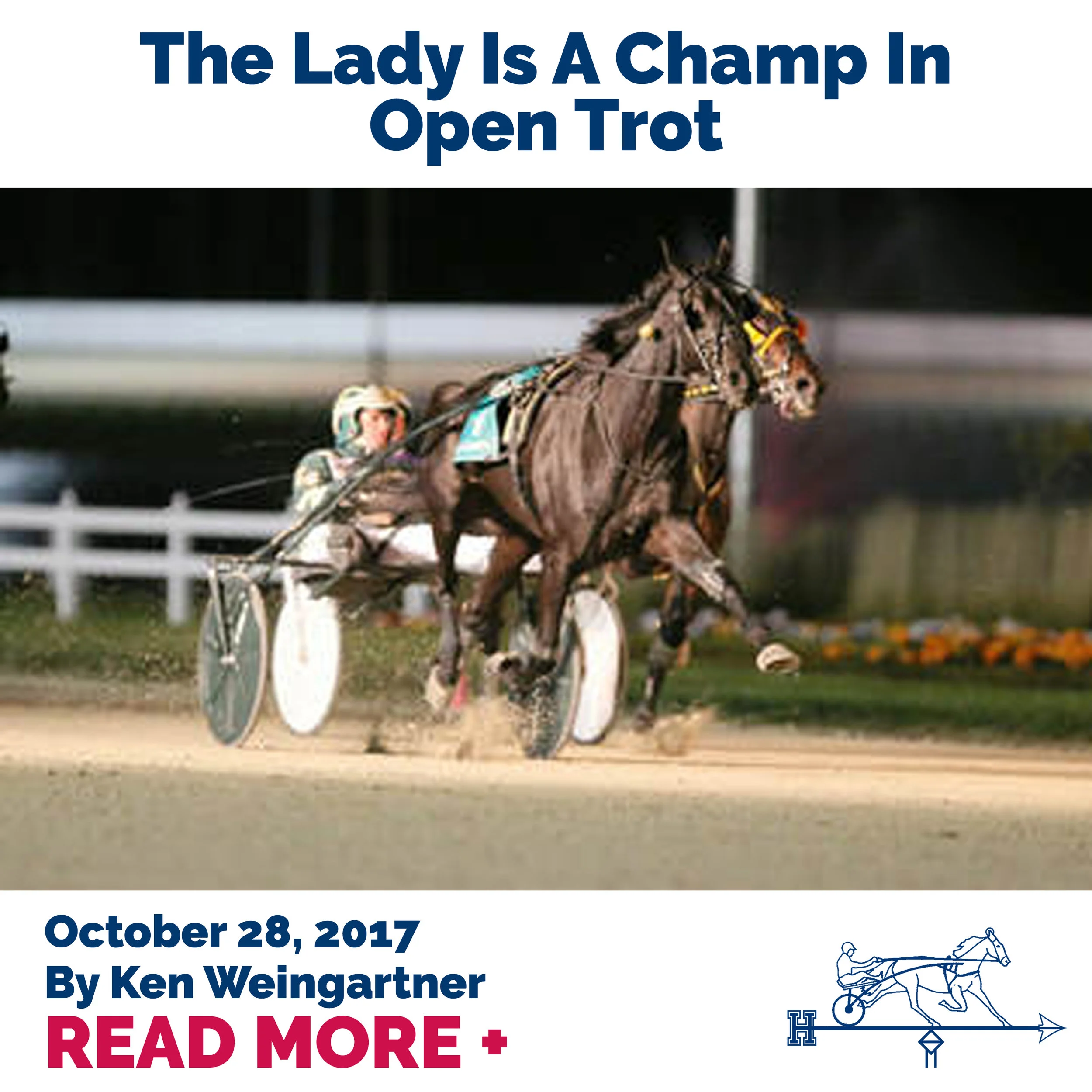 The Lady Is A Champ In Open Trot