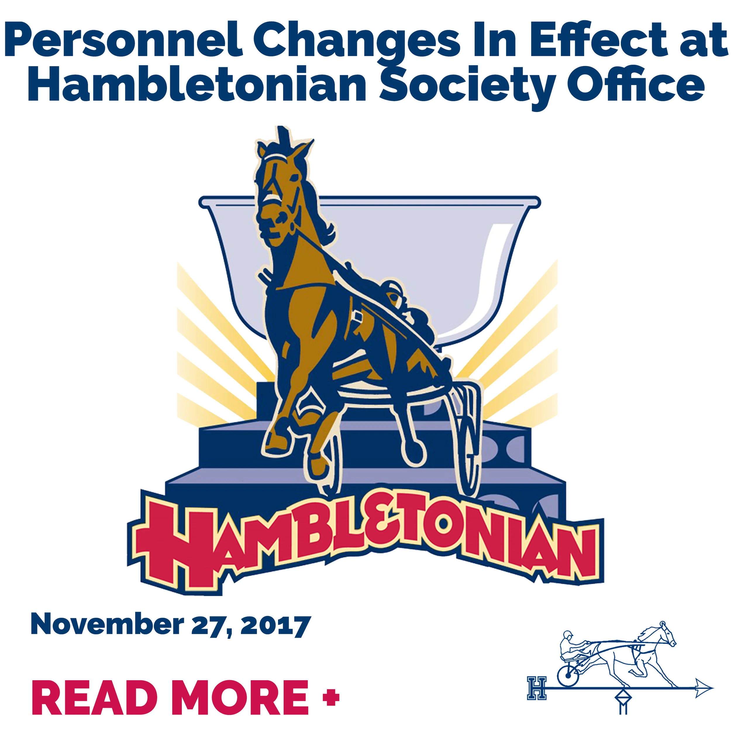 Personnel Changes In Effect at Hambletonian Society Office