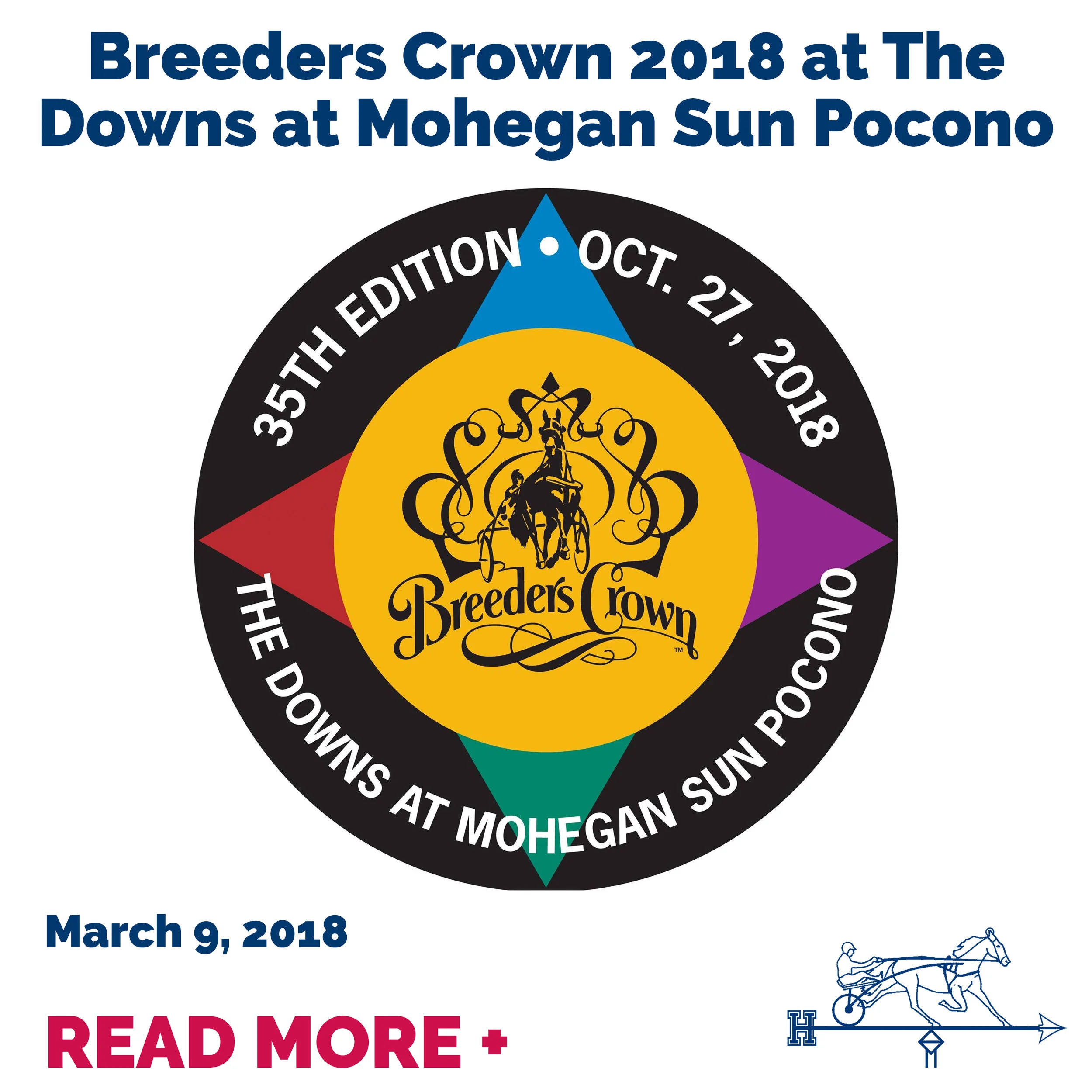 Breeders Crown 2018 at The Downs at Mohegan Sun Pocono