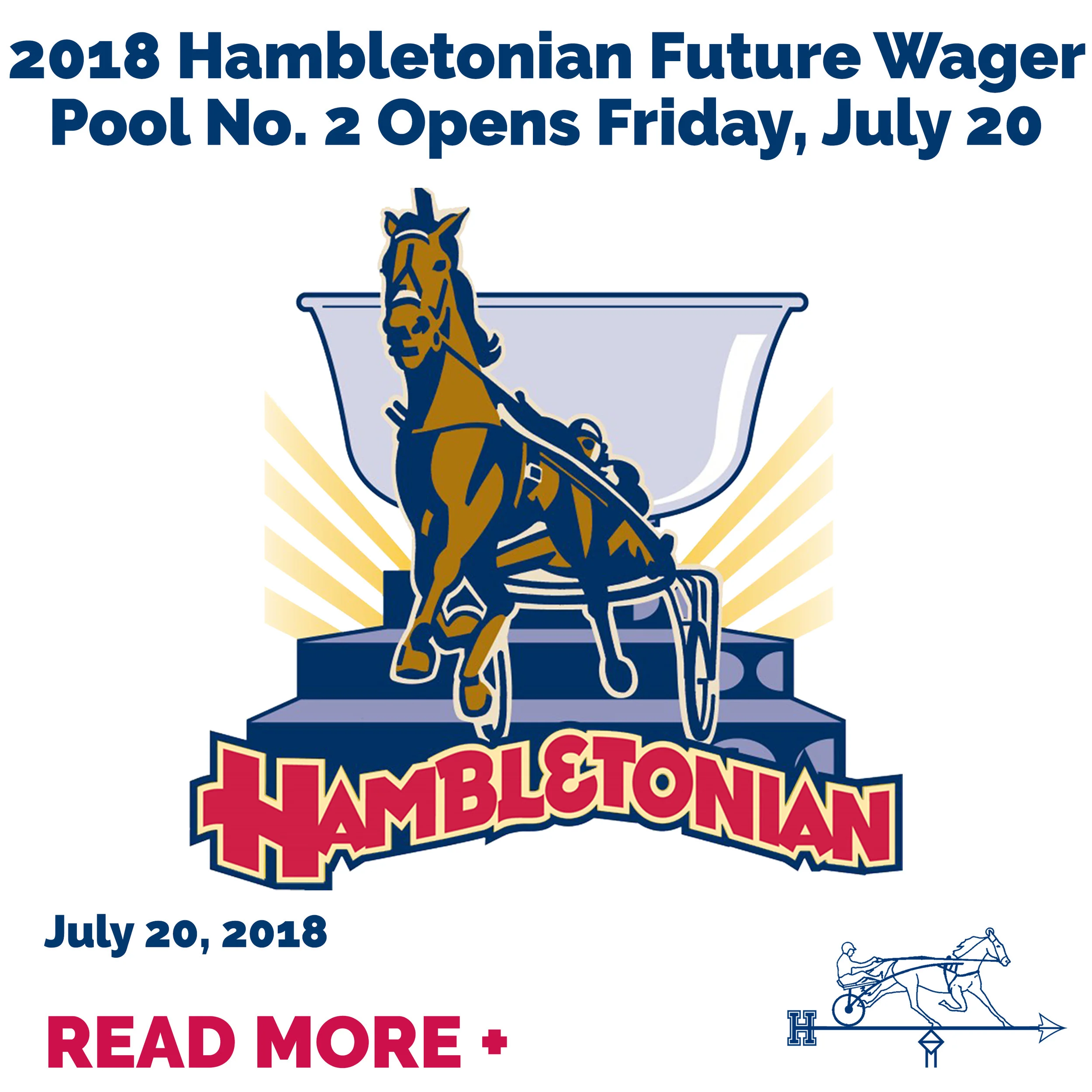  2018 Hambletonian Future Wager Pool No. 2 Opens Friday, July 20