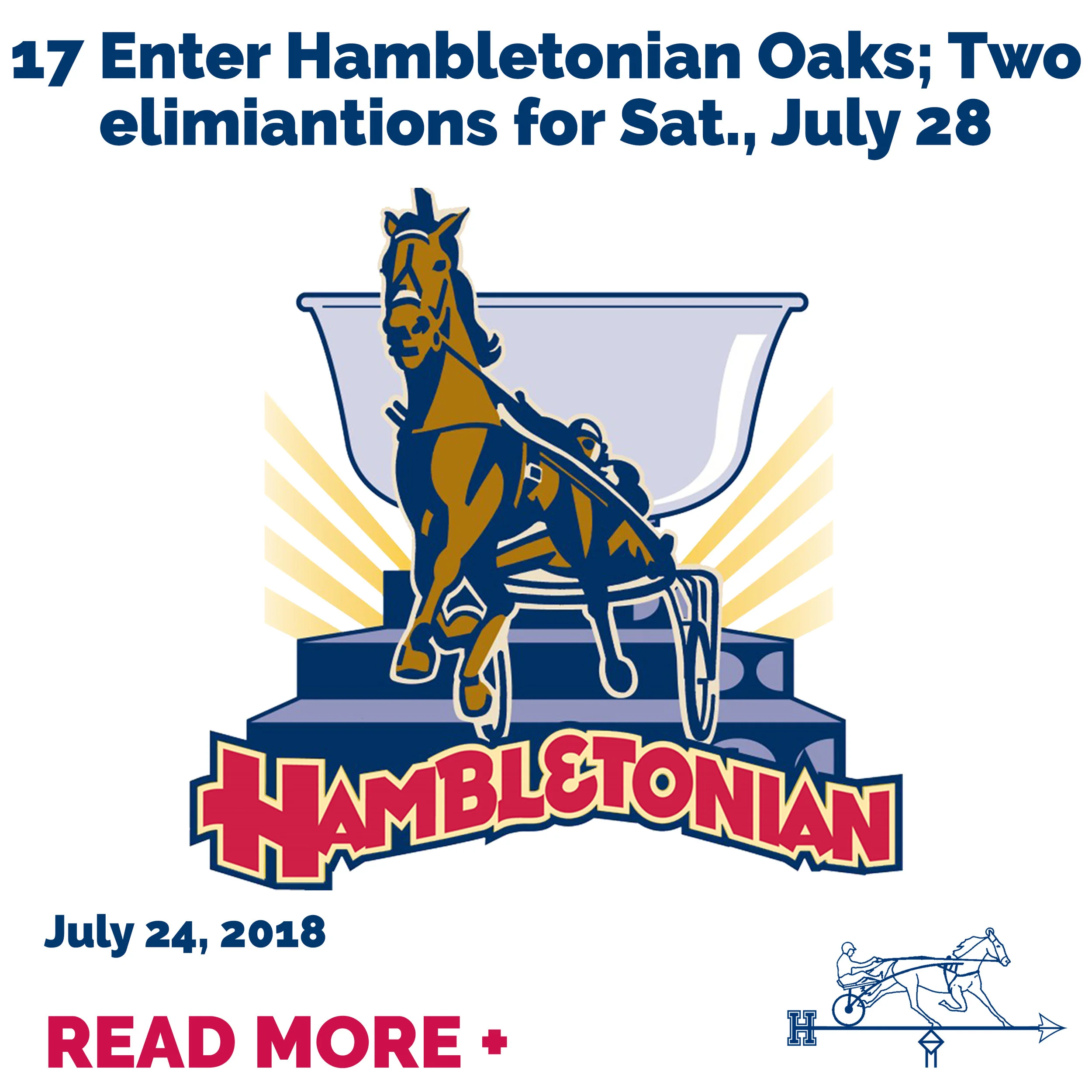 17 Enter Hambletonian Oaks; Two elimiantions for Sat., July 28