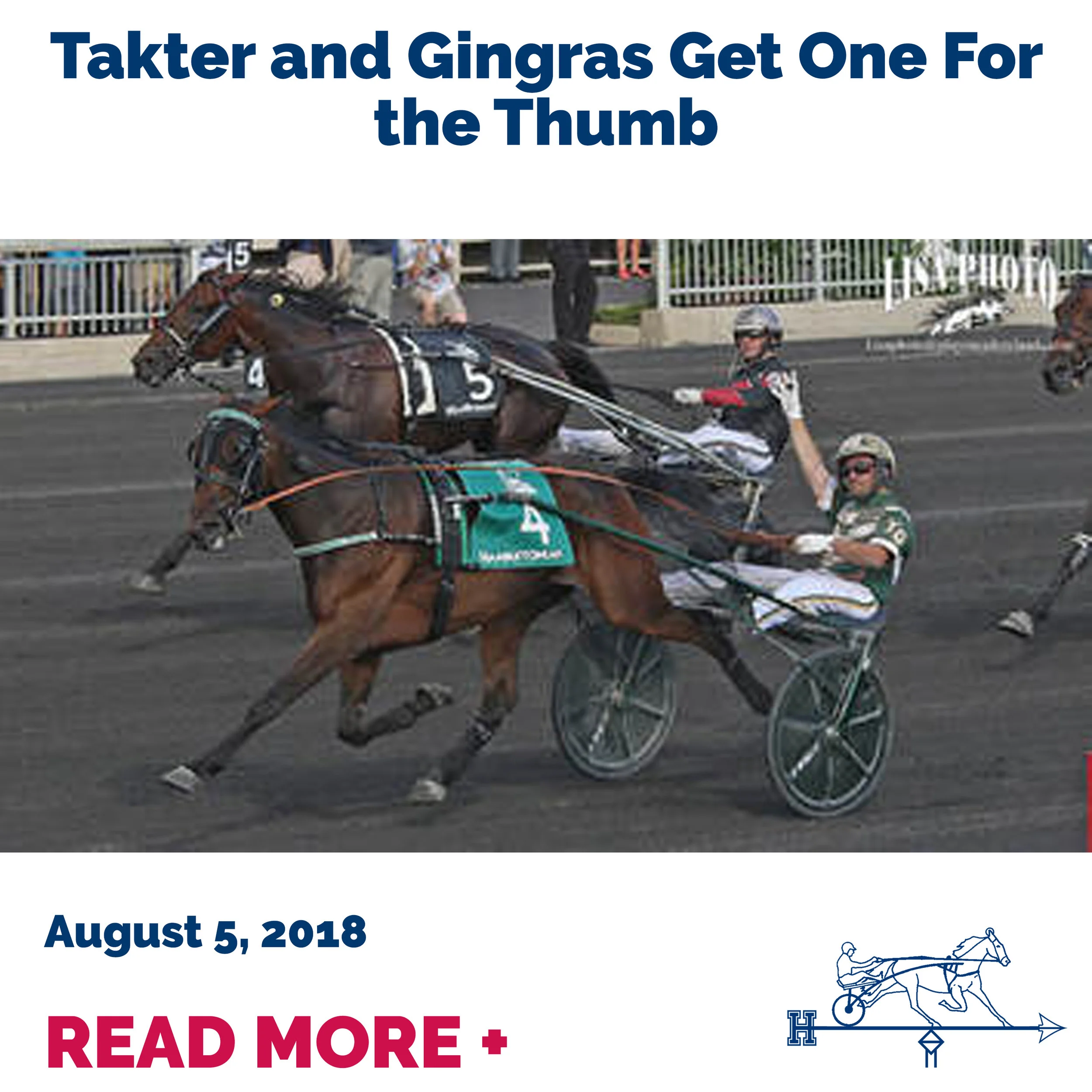 Takter and Gingras Get One For the Thumb
