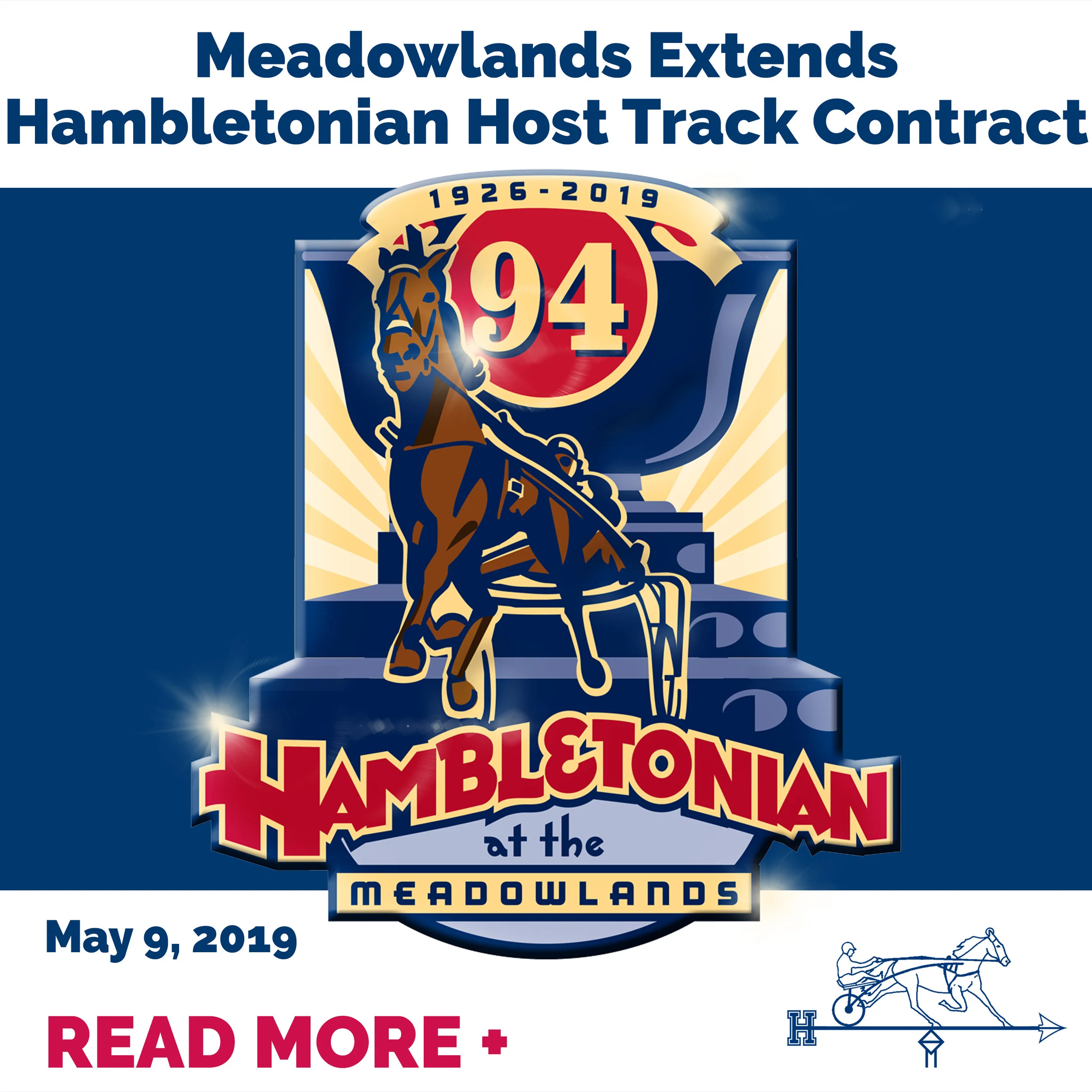 Meadowlands Extends Hambletonian Host Track Contract to 2023; Same-Day Heats Dropped for 2020