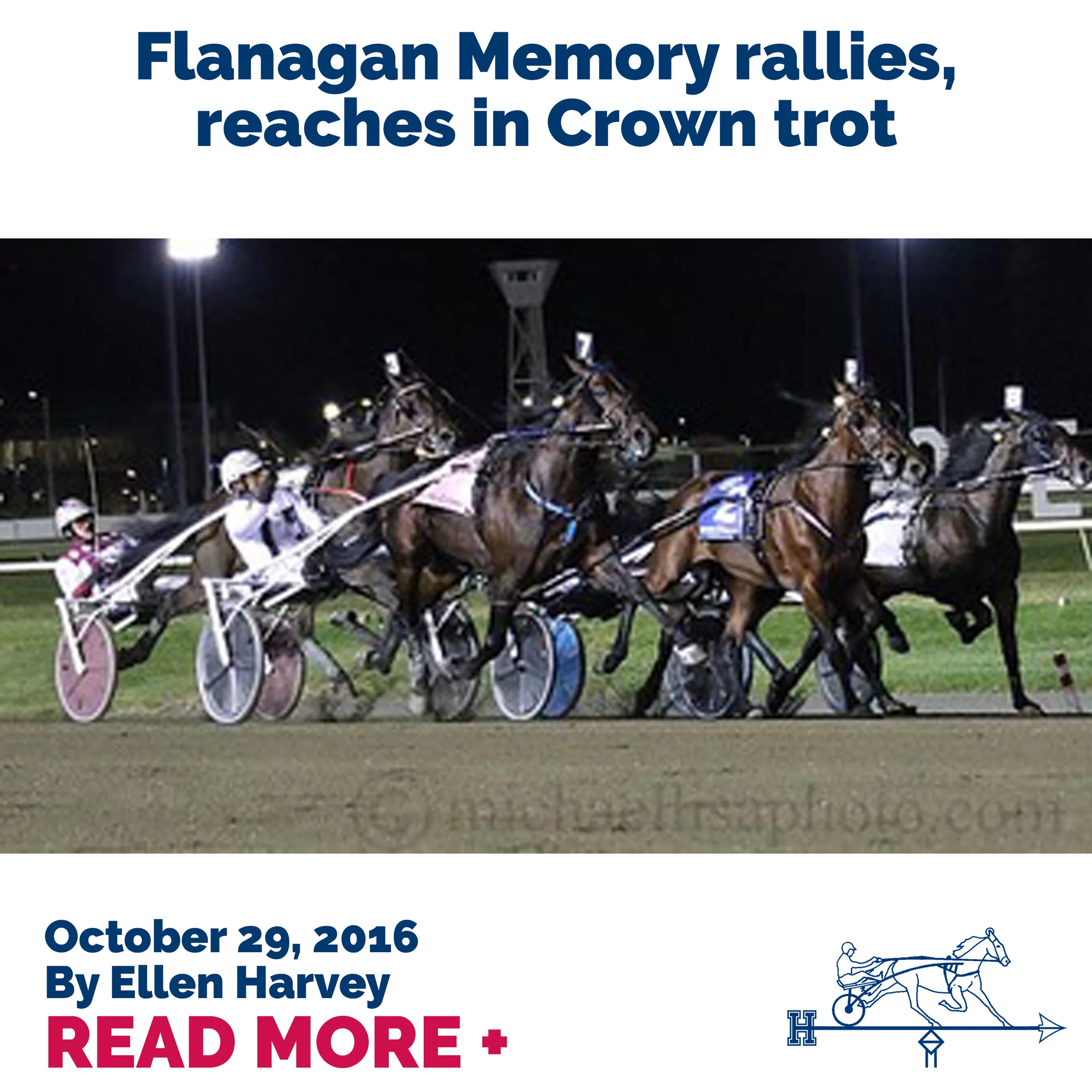 Flanagan Memory rallies, reaches in Crown trot