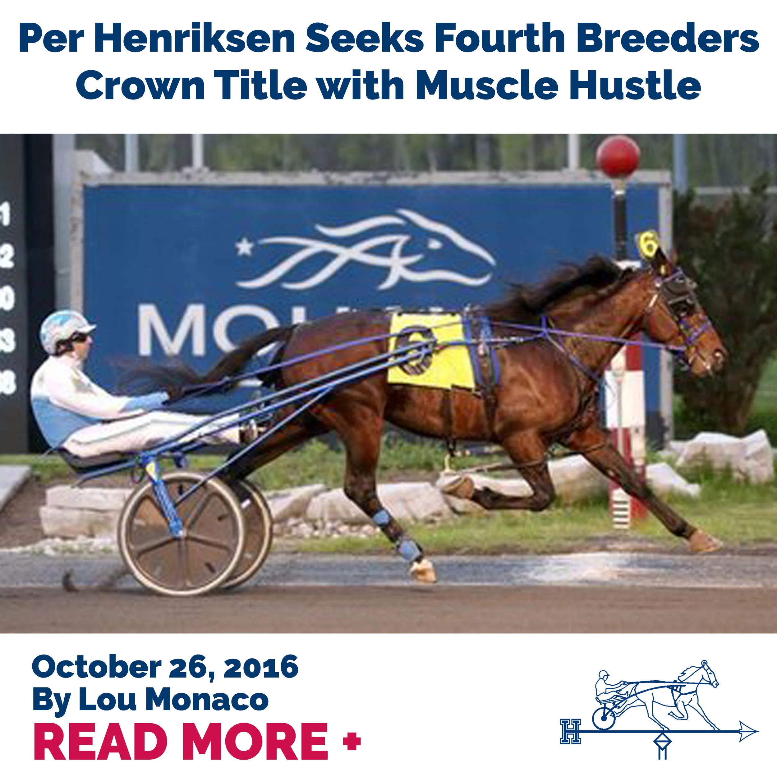  Per Henriksen Seeks Fourth Breeders Crown Title with Muscle Hustle