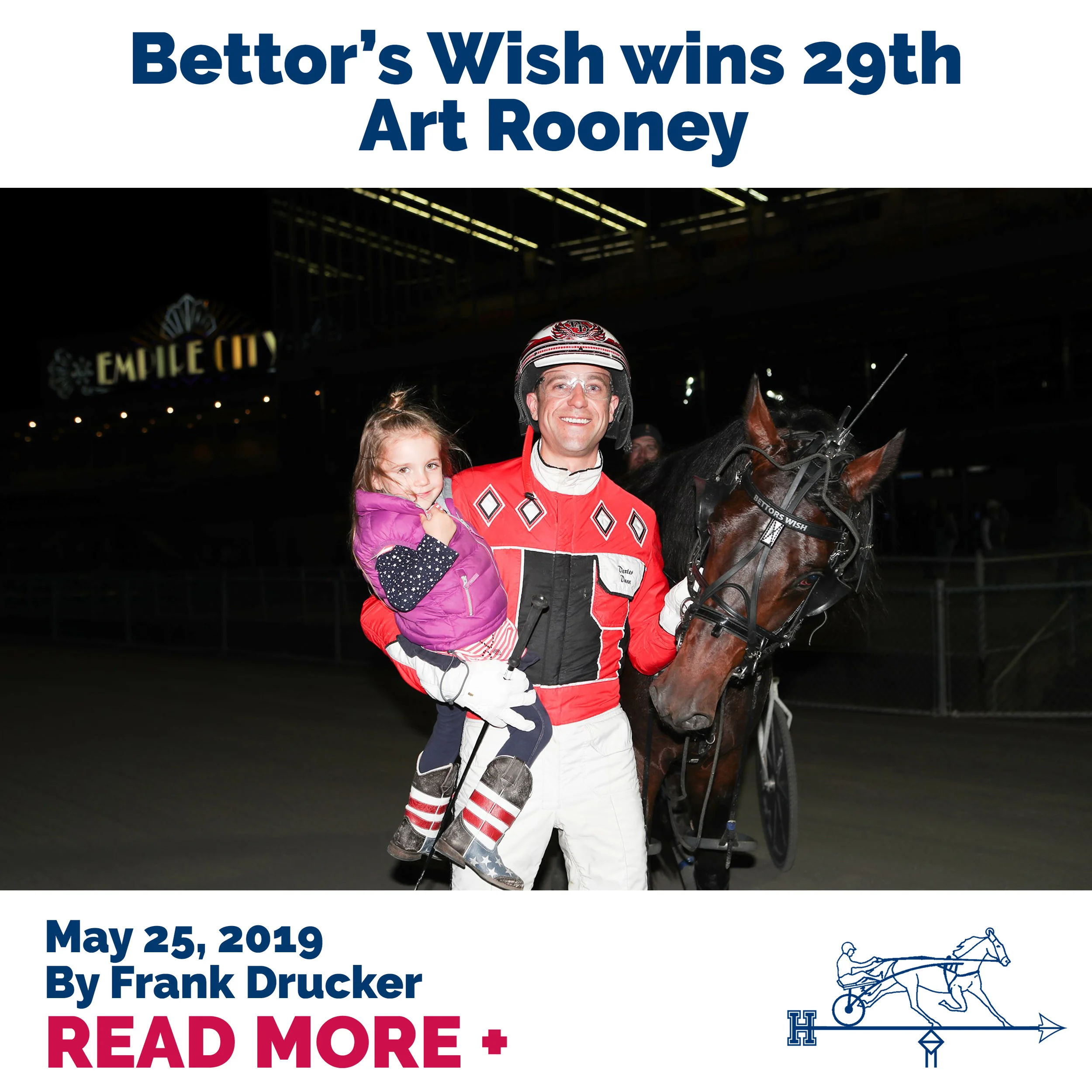 Bettor's Wish wins 29th Art Rooney Pace