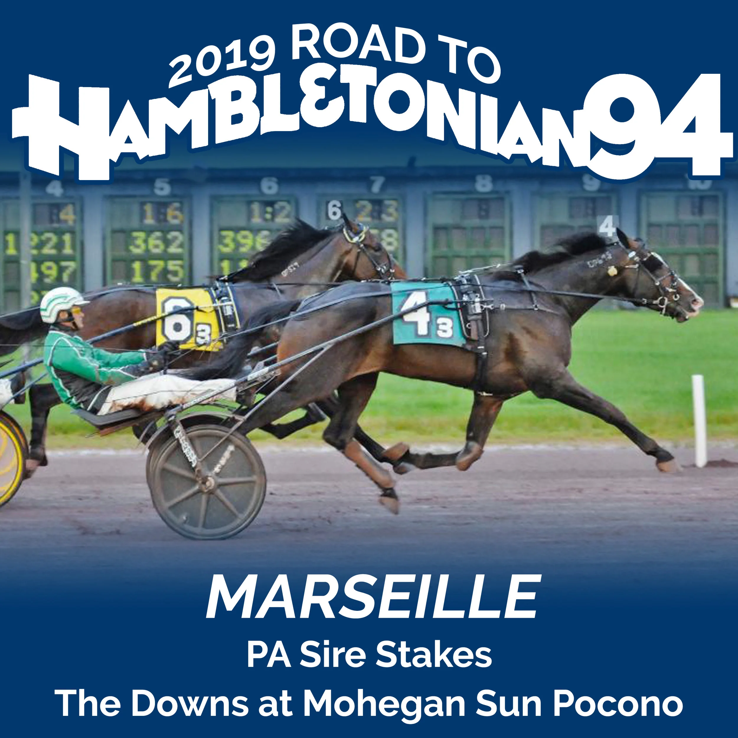 Marseille is fastest in Pennsylvania Sire Stakes at Pocono