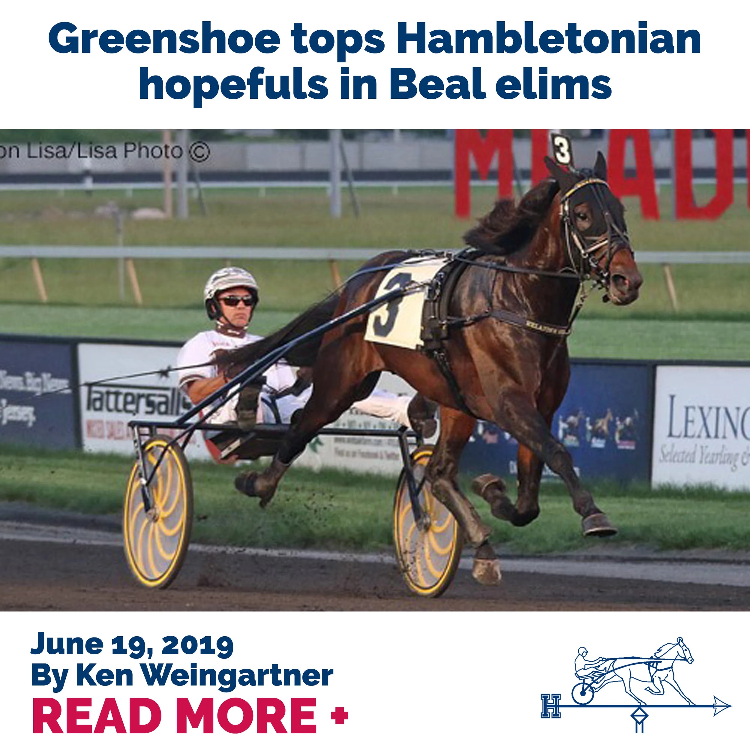 Greenshoe tops Hambletonian hopefuls in Beal elims