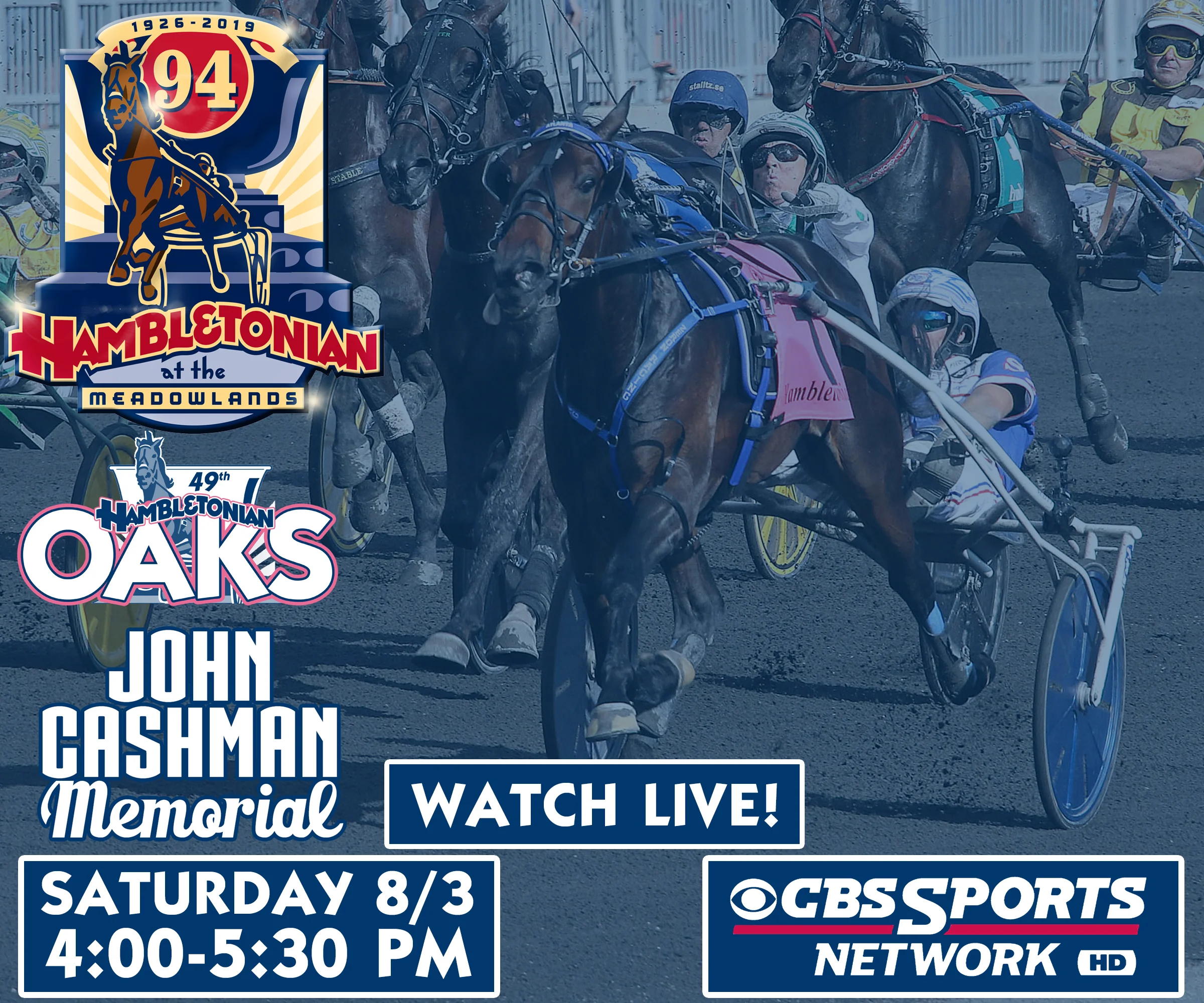 2019 Hambletonian Broadcast Live on CBS Sports Network