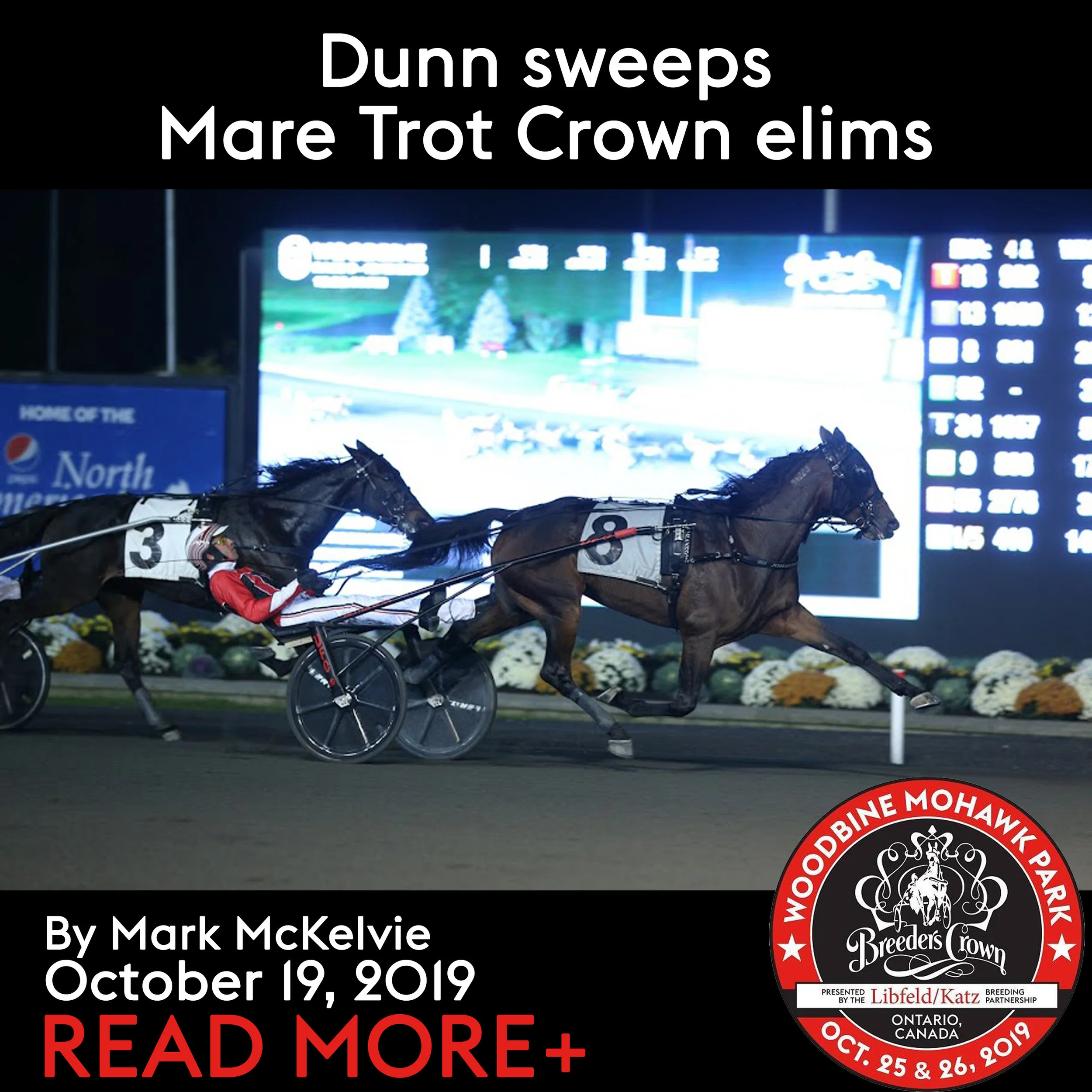 Dunn sweeps Mare Trot Crown elims