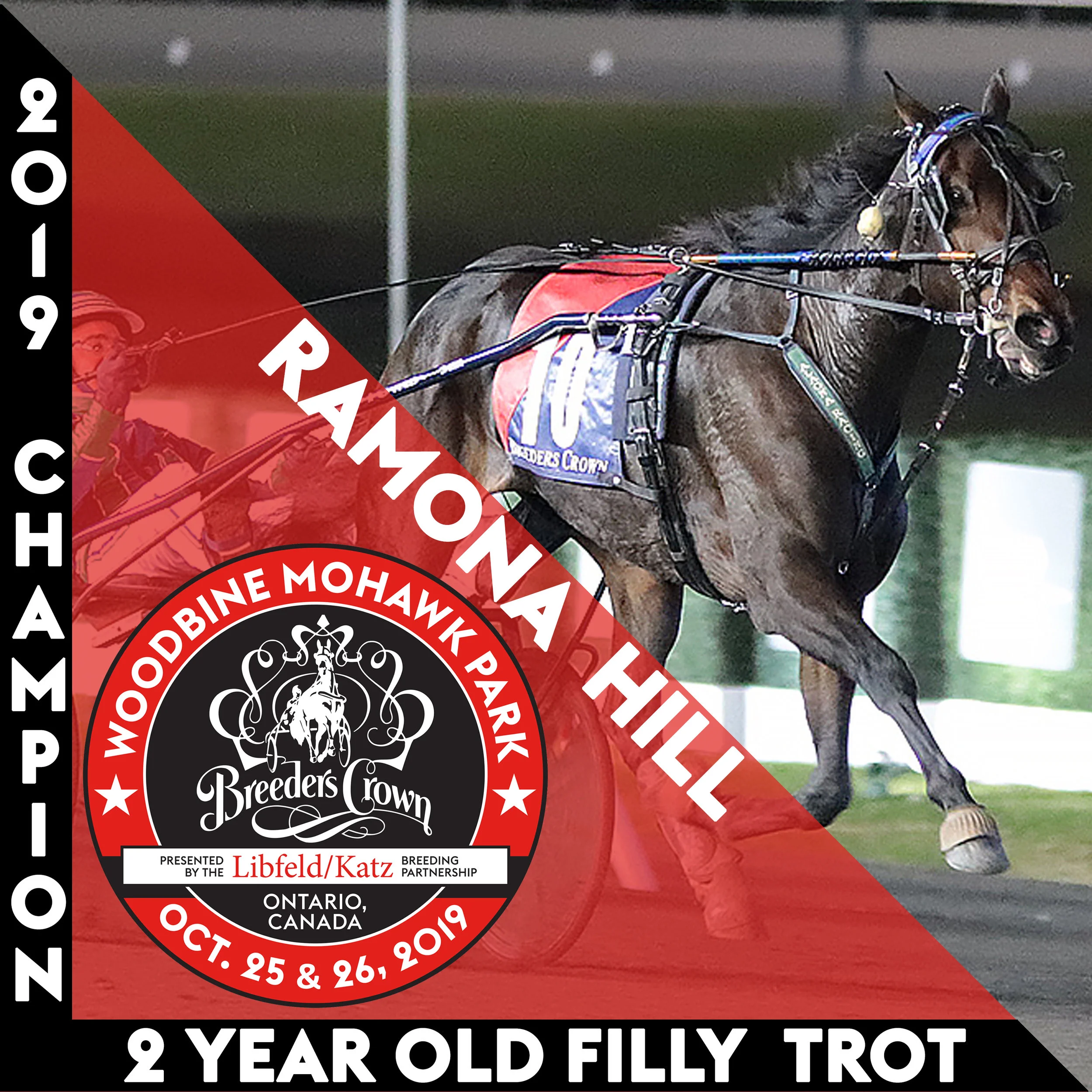 Ramona Hill defies post, devours field in Breeders Crown Two-Year-Old Filly Trot