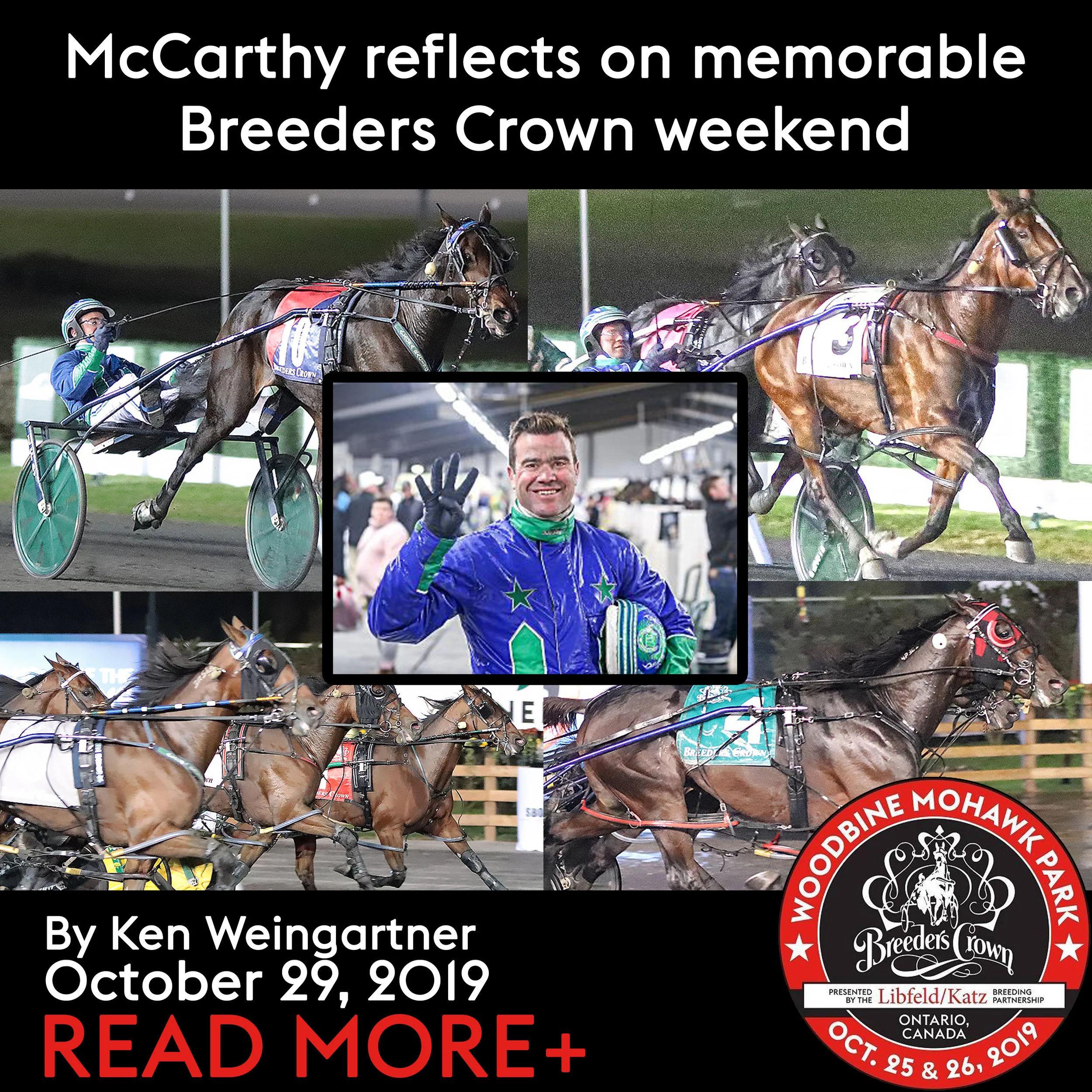 McCarthy reflects on memorable Breeders Crown weekend
