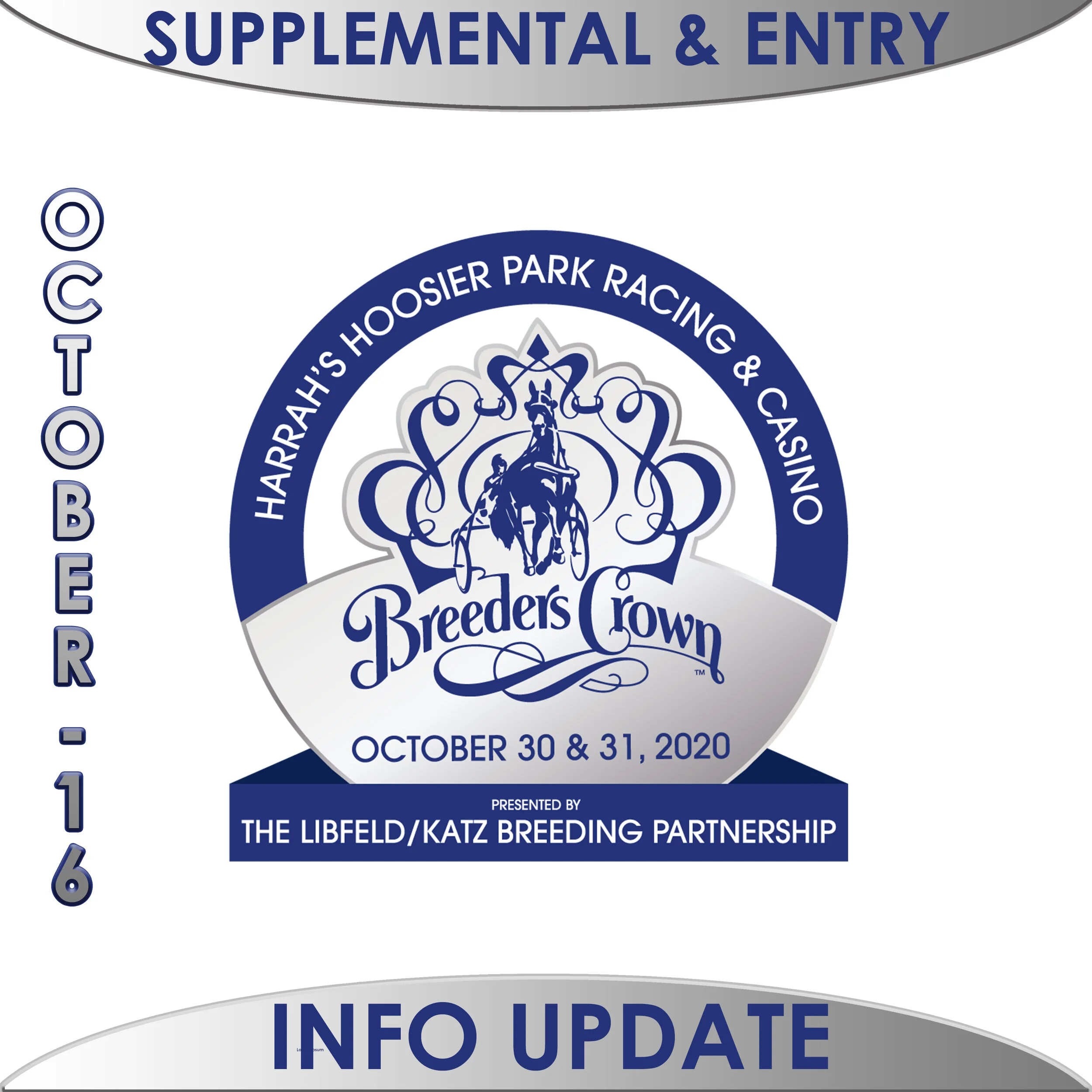 Breeders Crown Supplemental and Entry Box Approaching at Harrah's Hoosier Park