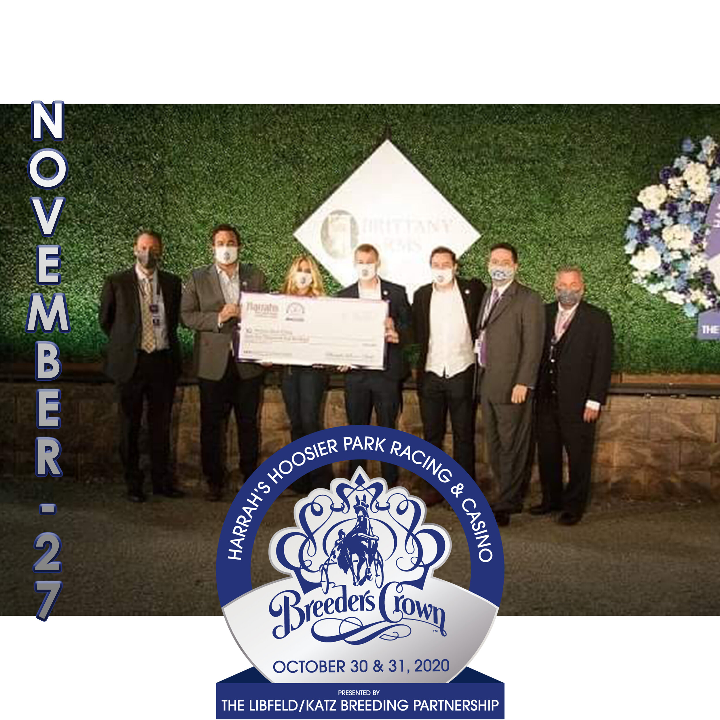 Over $120,000 Raised for Indiana Charities with Breeders Crown Charity Challenge at Harrah’s Hoosier Park