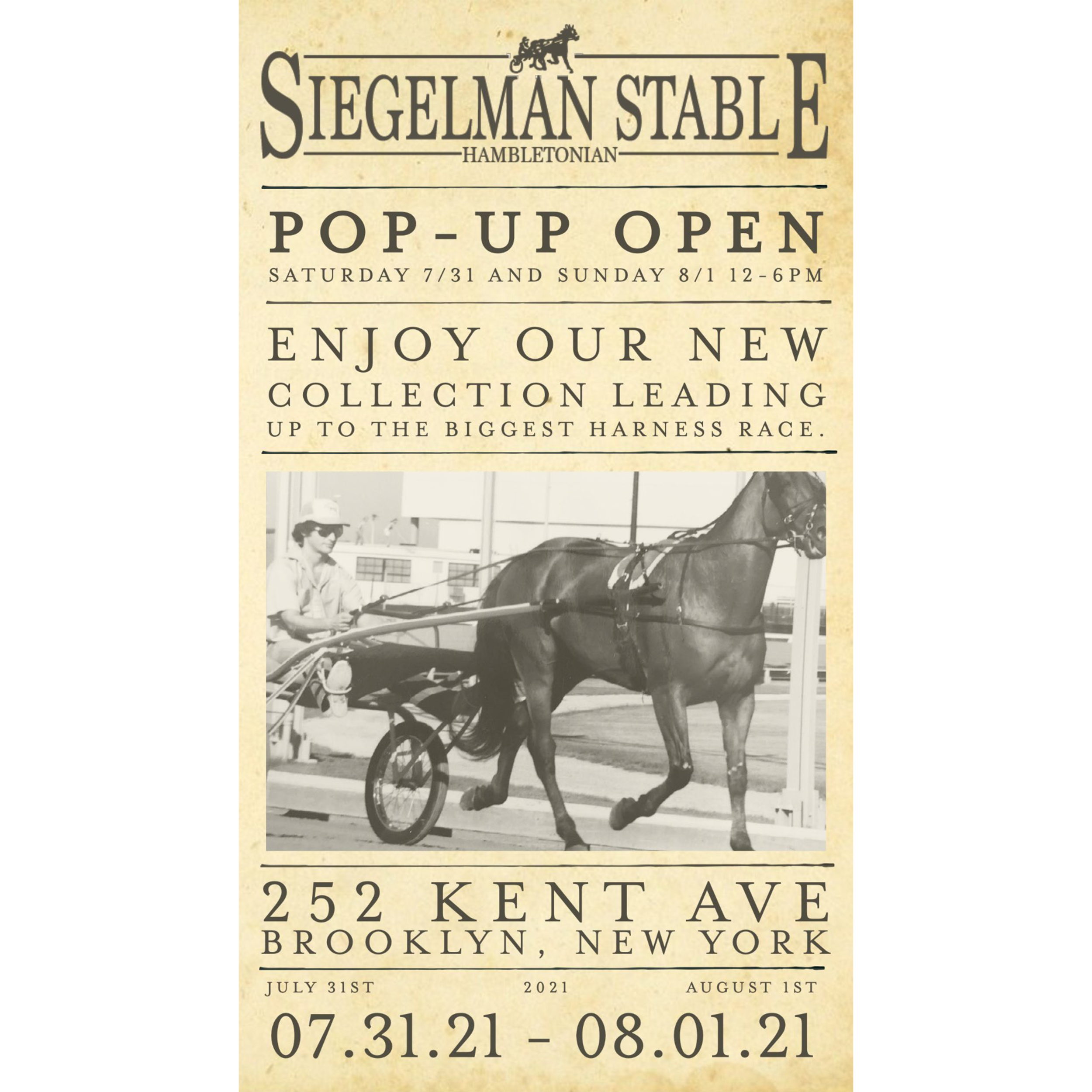 Siegelman Stable Apparel and the Hambletonian Society Partner on Limited Collection