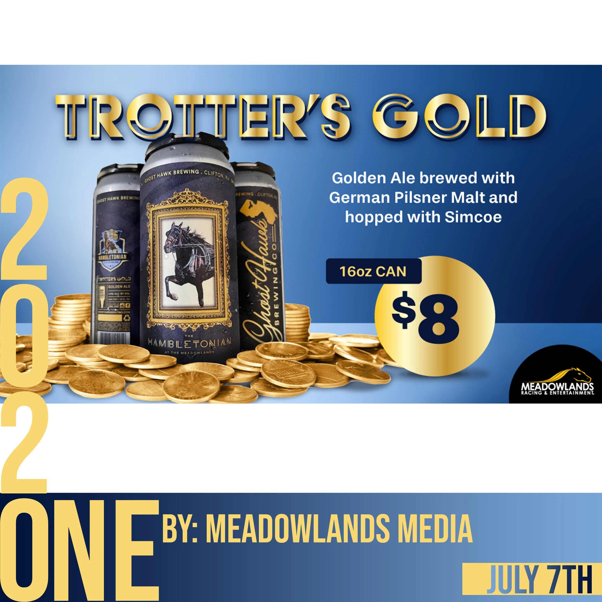 Trotter’s Gold the 2021 Hambletonian Beer